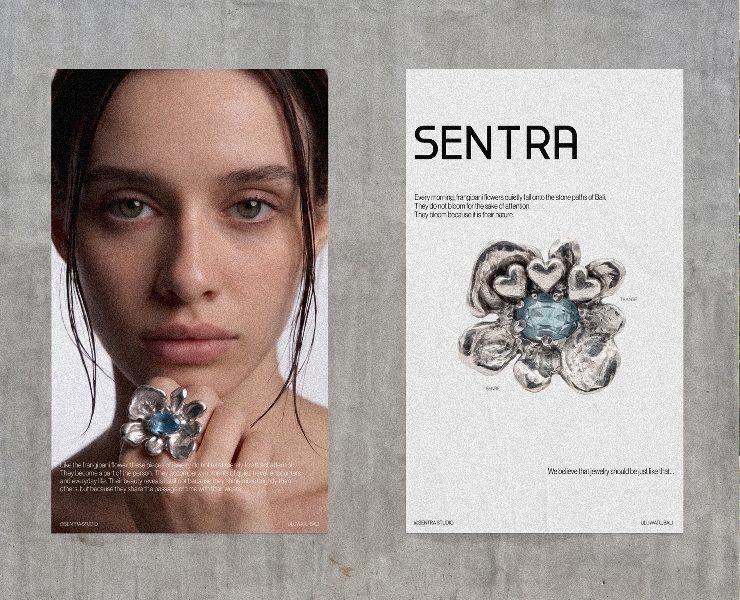 SENTRA JEWELRY // BRAND IDENTITY & PACKAGING DESIGN — Брендинг на Dprofile
