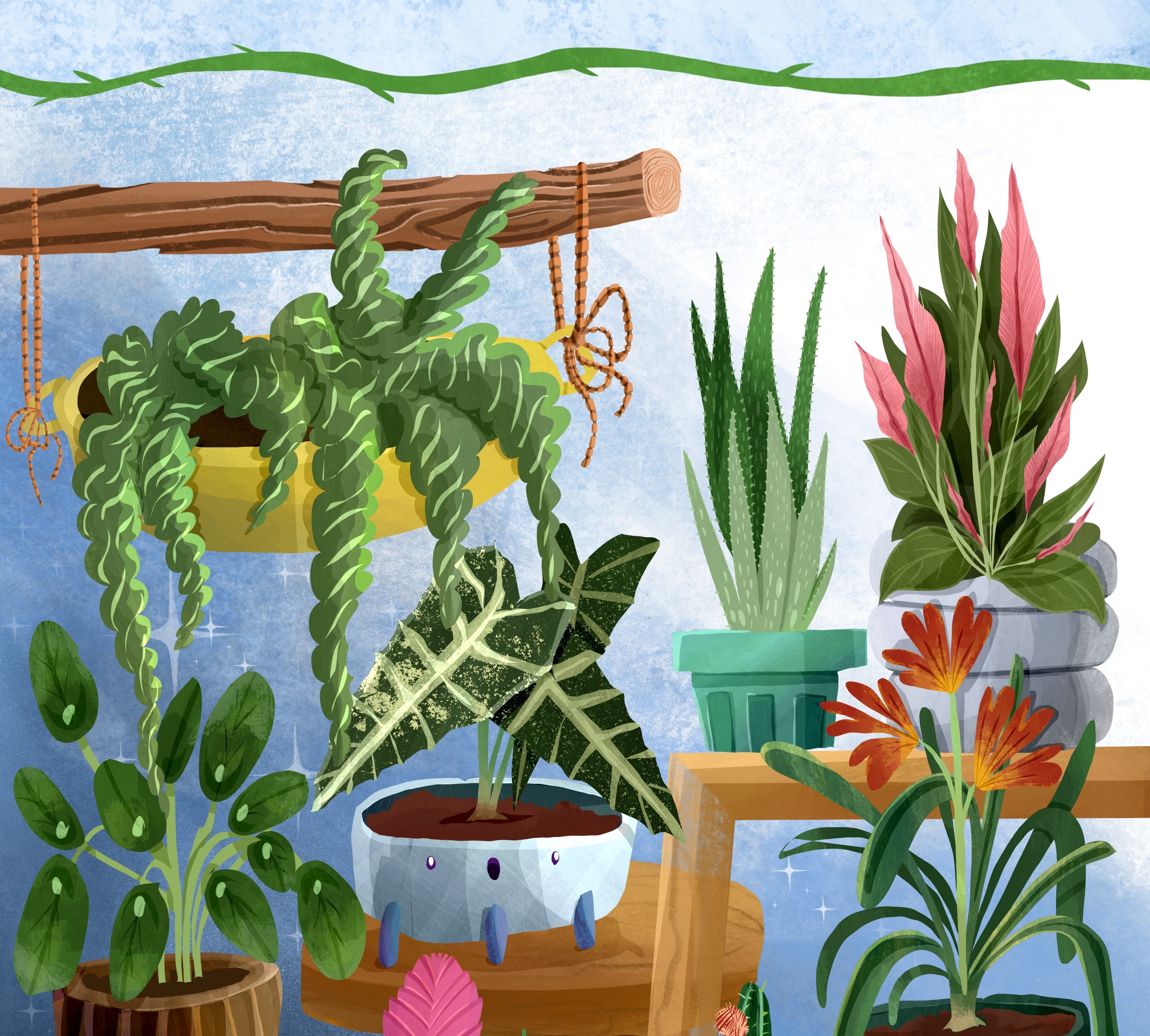 Blommor - цветочный магазин — Изображение №3 — Брендинг, Иллюстрация на Dprofile