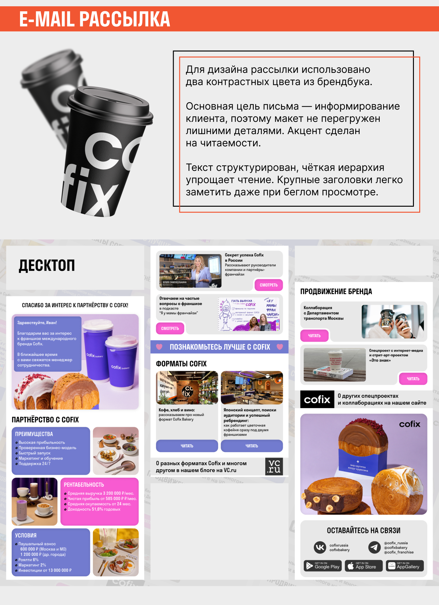 Учебный проект Skillbox для Cofix — Изображение №7 — Брендинг, Графика на Dprofile