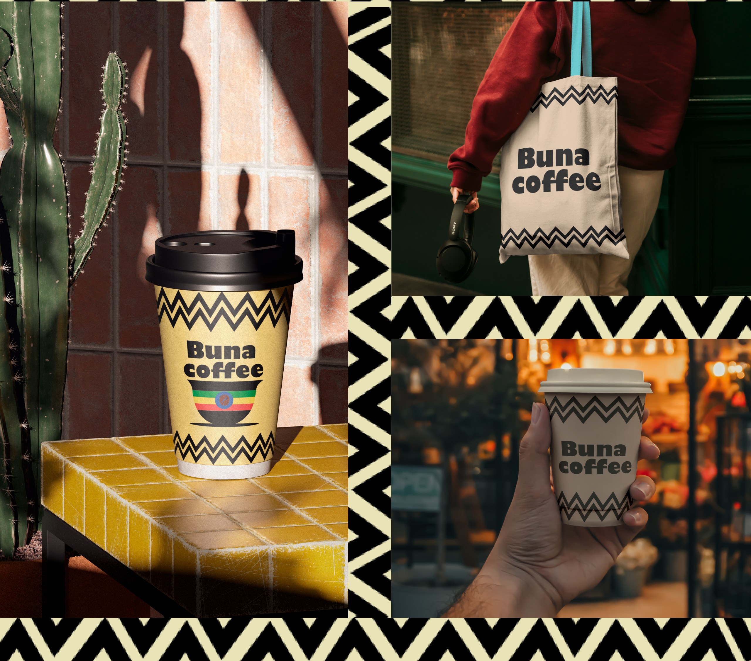 Кофейня Buna coffee — Изображение №7 — Брендинг, Графика на Dprofile