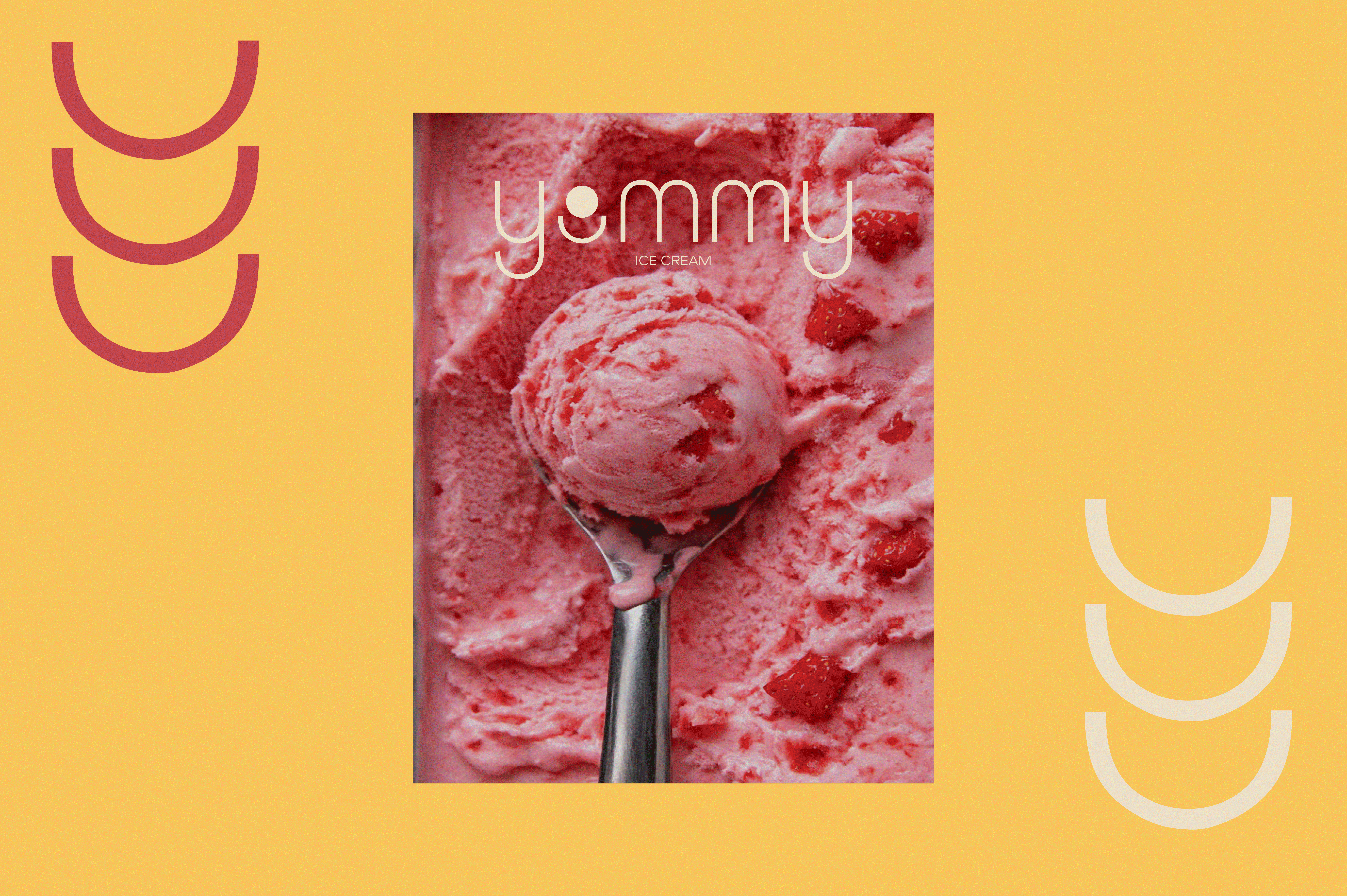 YUMMY | Бренд мороженого — Изображение №13 — Брендинг на Dprofile