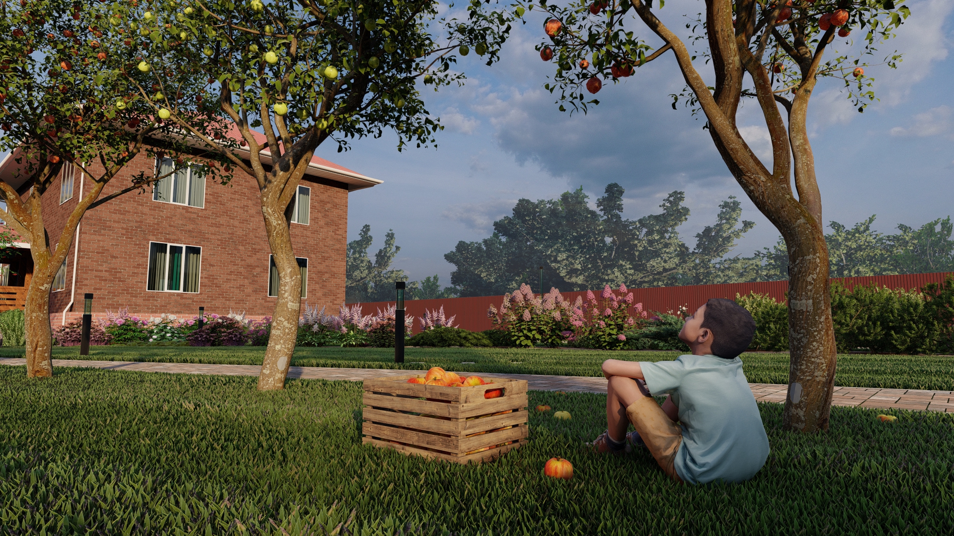 Серия рендеров для иллюстрации ландшафтных статей — Изображение №5 — Иллюстрация, Архитектура на Dprofile