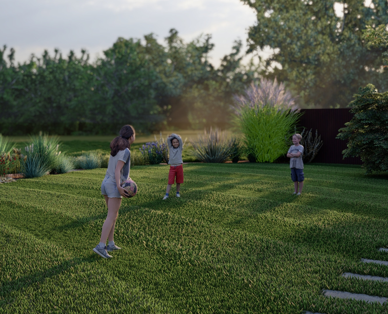 Серия рендеров для иллюстрации ландшафтных статей — Иллюстрация, Архитектура на Dprofile