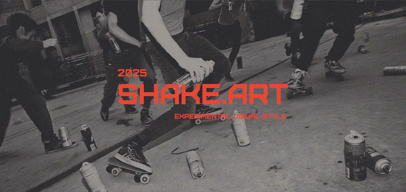 SHAKE.ART / Experimental visual style — Изображение №1 — Брендинг на Dprofile