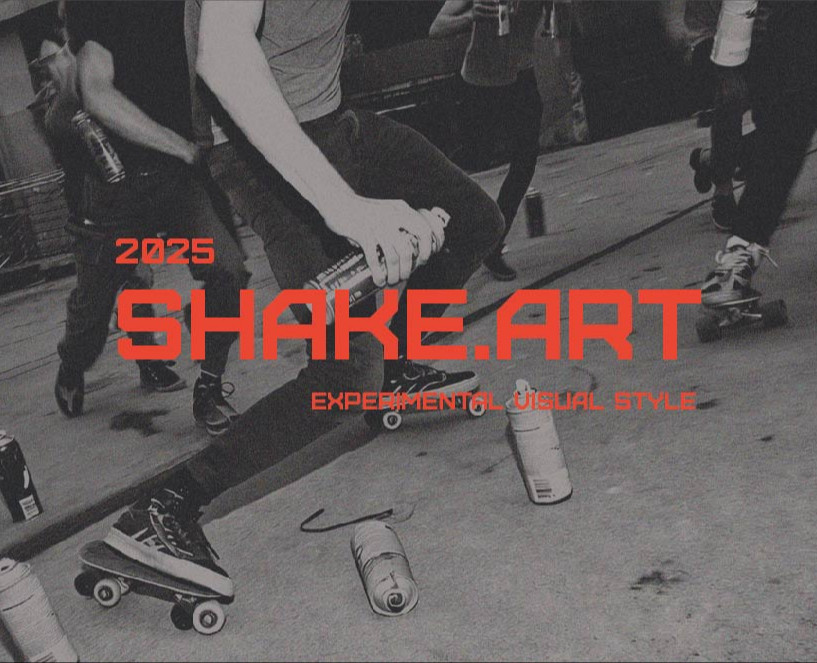 SHAKE.ART / Experimental visual style — Брендинг на Dprofile