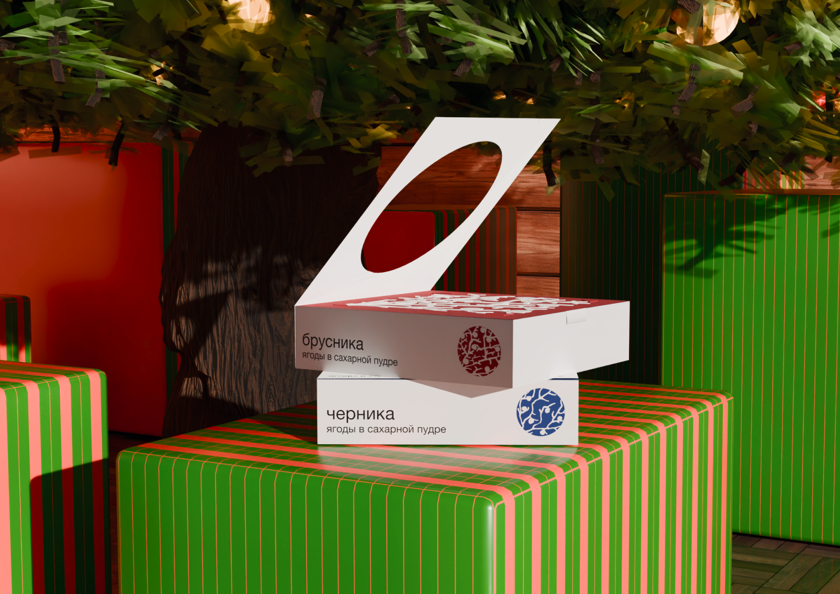 Бренд диких ягод в сахаре СЕВЕРЯГ — Изображение №9 — Брендинг, 3D на Dprofile