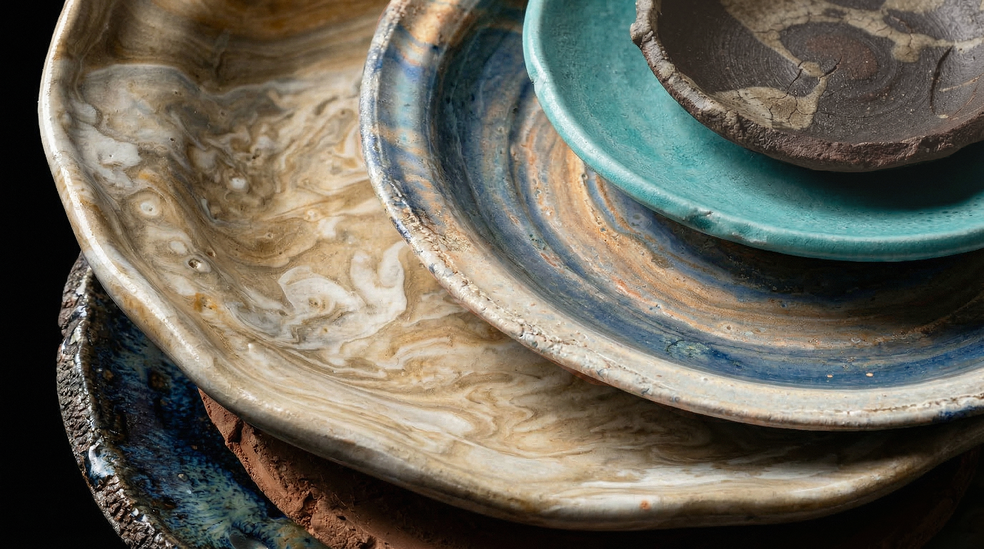 Серия керамических тарелок «Космос в текстуре» — Изображение №1 — Промдизайн, Архитектура на Dprofile