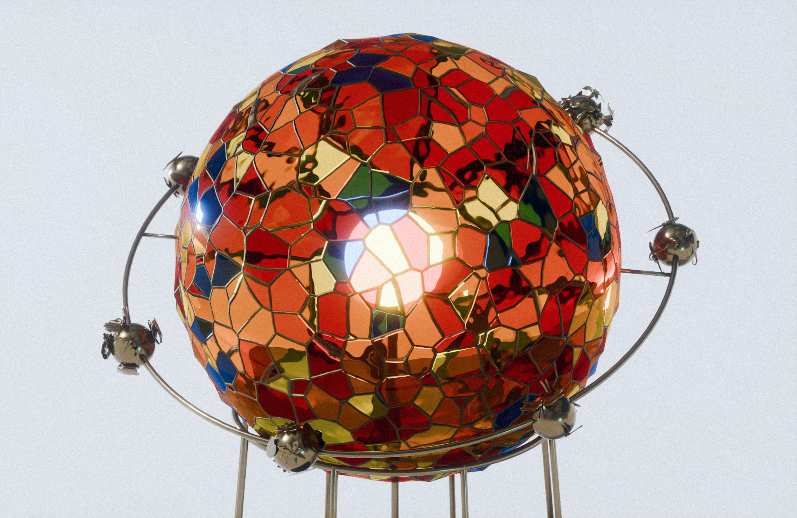 Светильник Stained Glass Symphony — Изображение №1 — 3D, Промдизайн на Dprofile