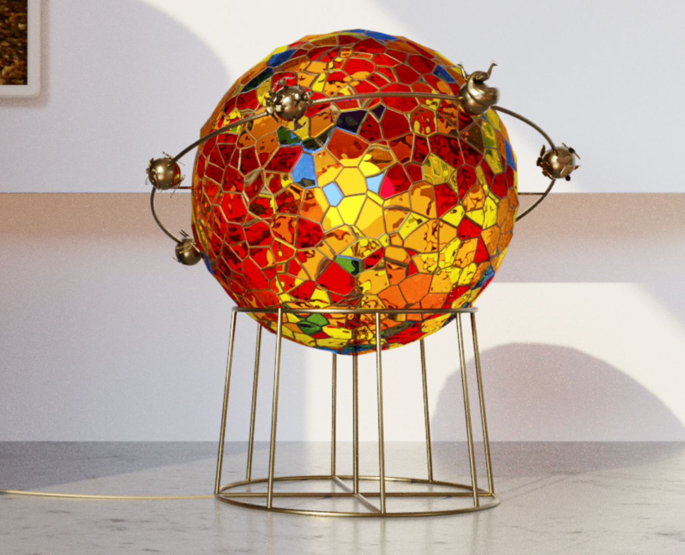 Светильник Stained Glass Symphony — 3D, Промдизайн на Dprofile