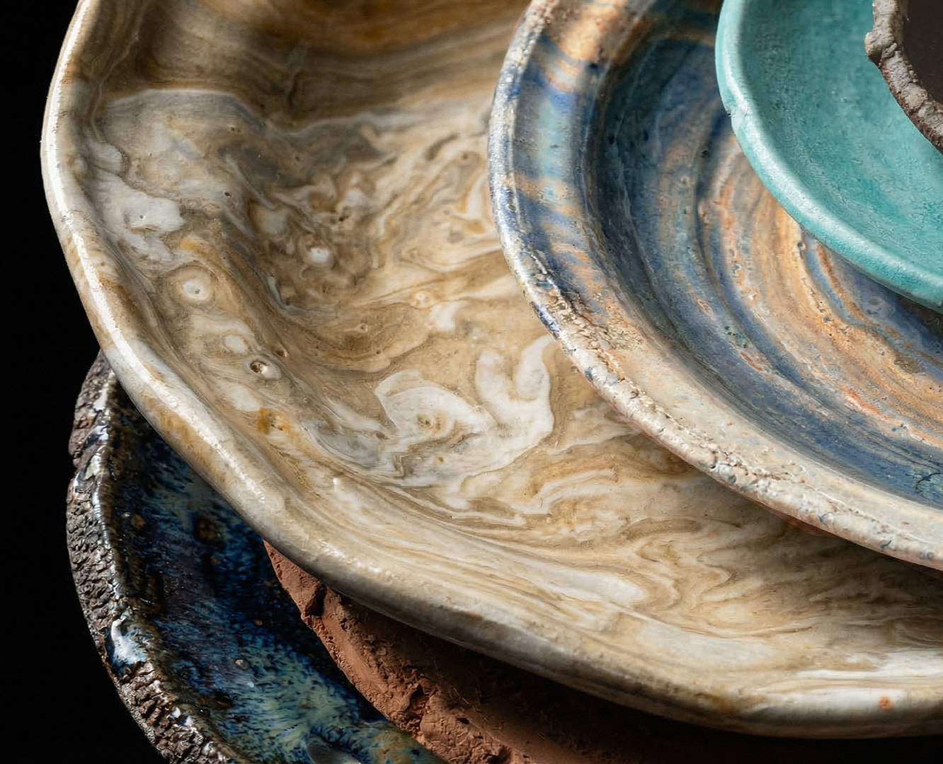 Серия керамических тарелок «Космос в текстуре» — Промдизайн, Архитектура на Dprofile