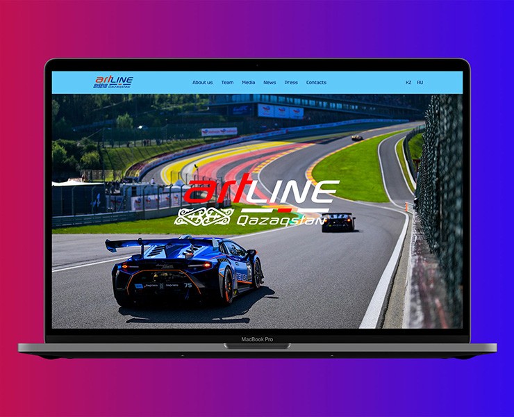 Сайт гоночной команды — Интерфейсы, Анимация на Dprofile