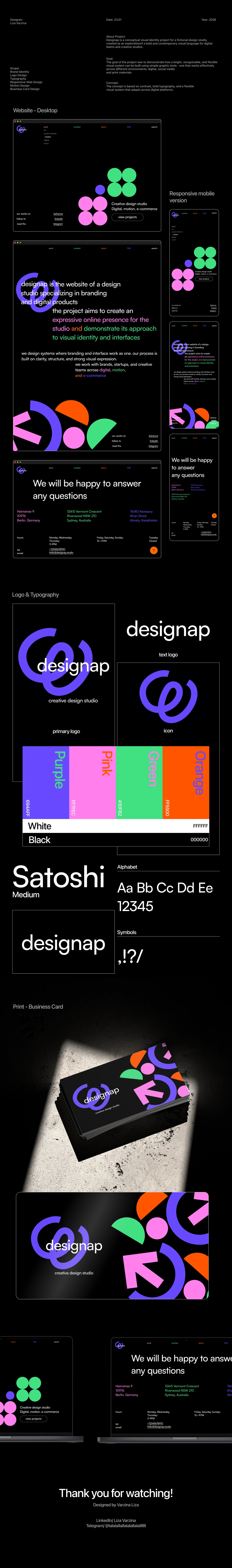 Designap - Brand Identity & Responsive Web Design — Изображение №2 — Интерфейсы, Иллюстрация на Dprofile