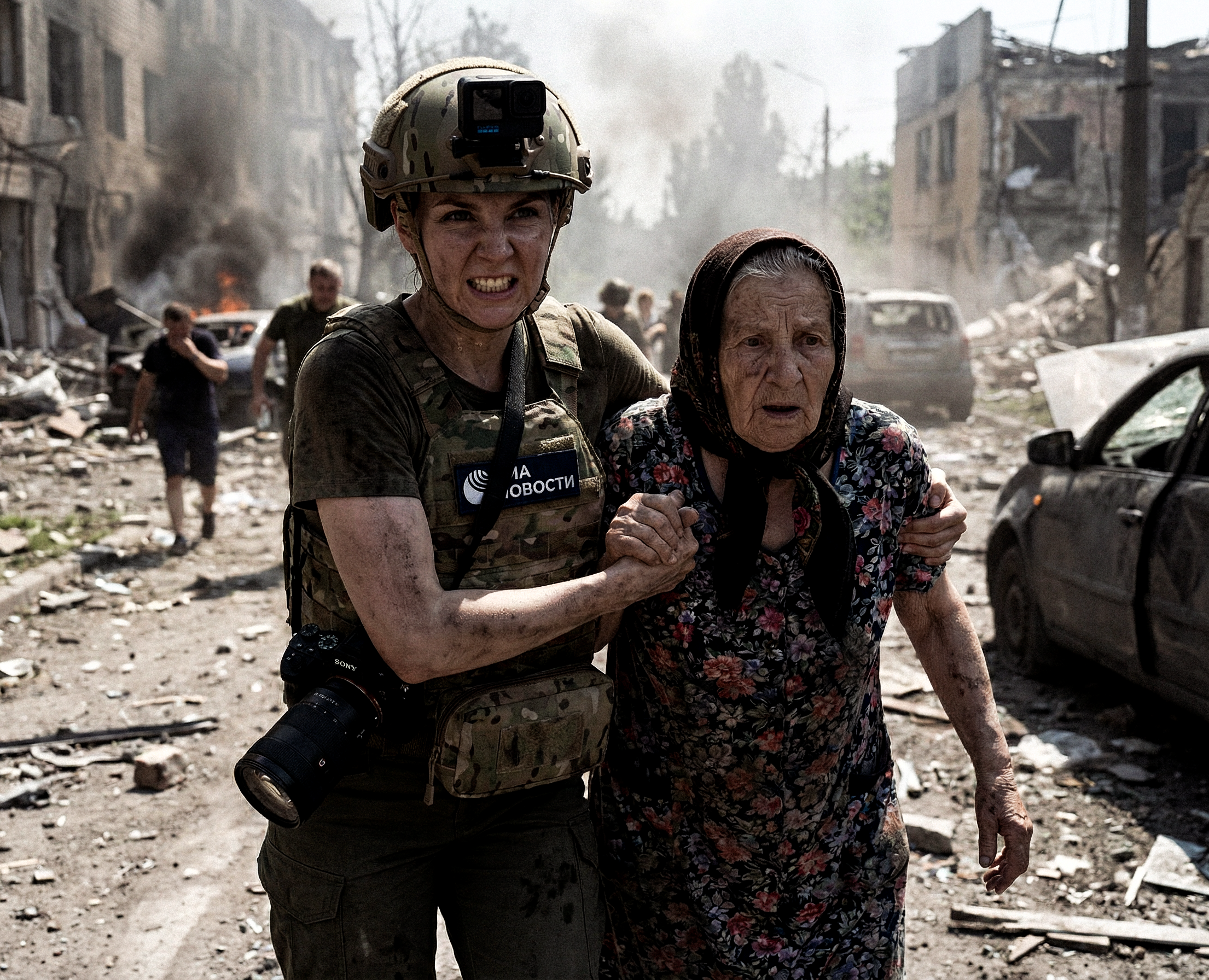 AI арт-проект «Марика. Хроника одной командировки» на Dprofile