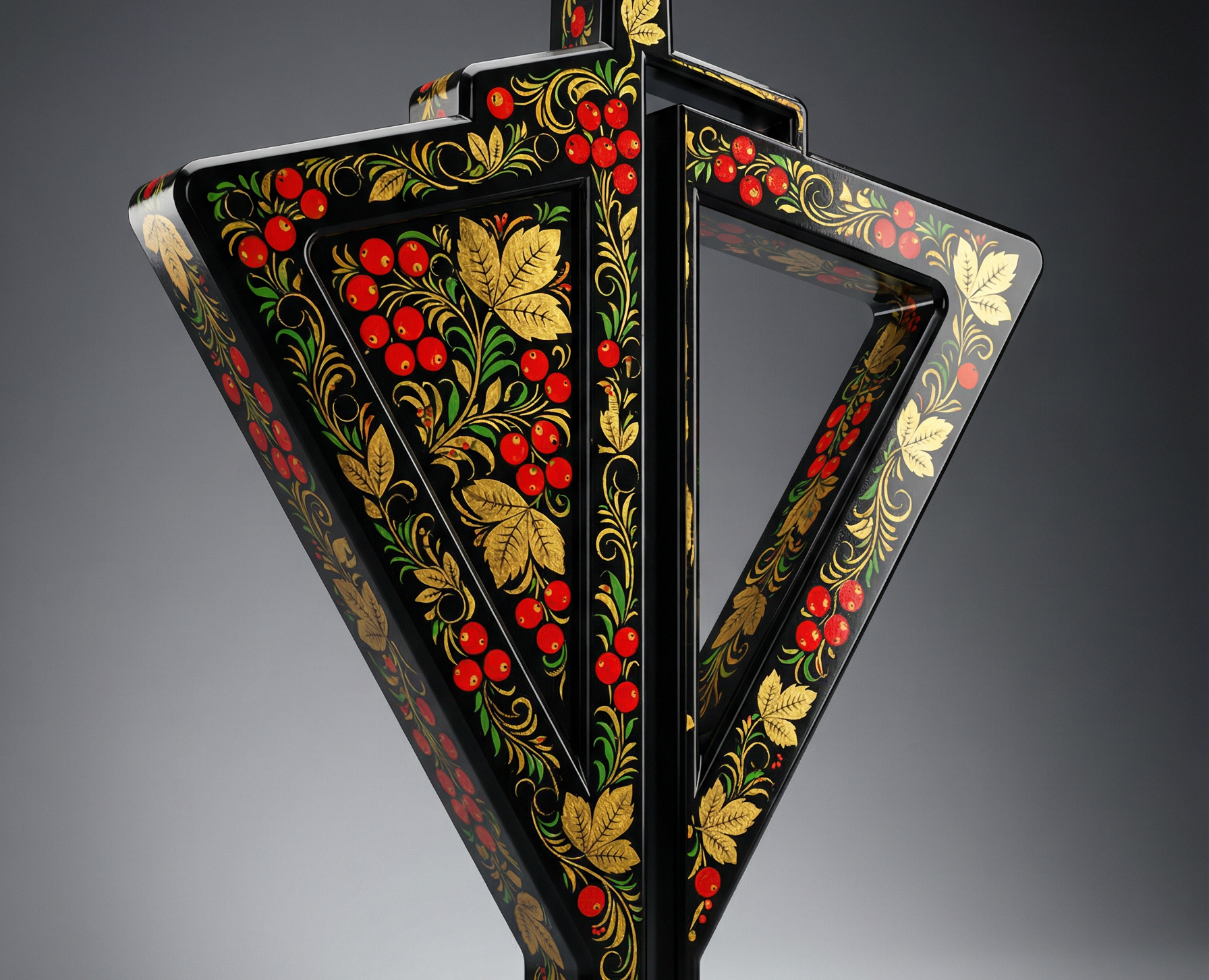 «Щит и Меч» в народных узорах. AI арт-проект — Брендинг на Dprofile