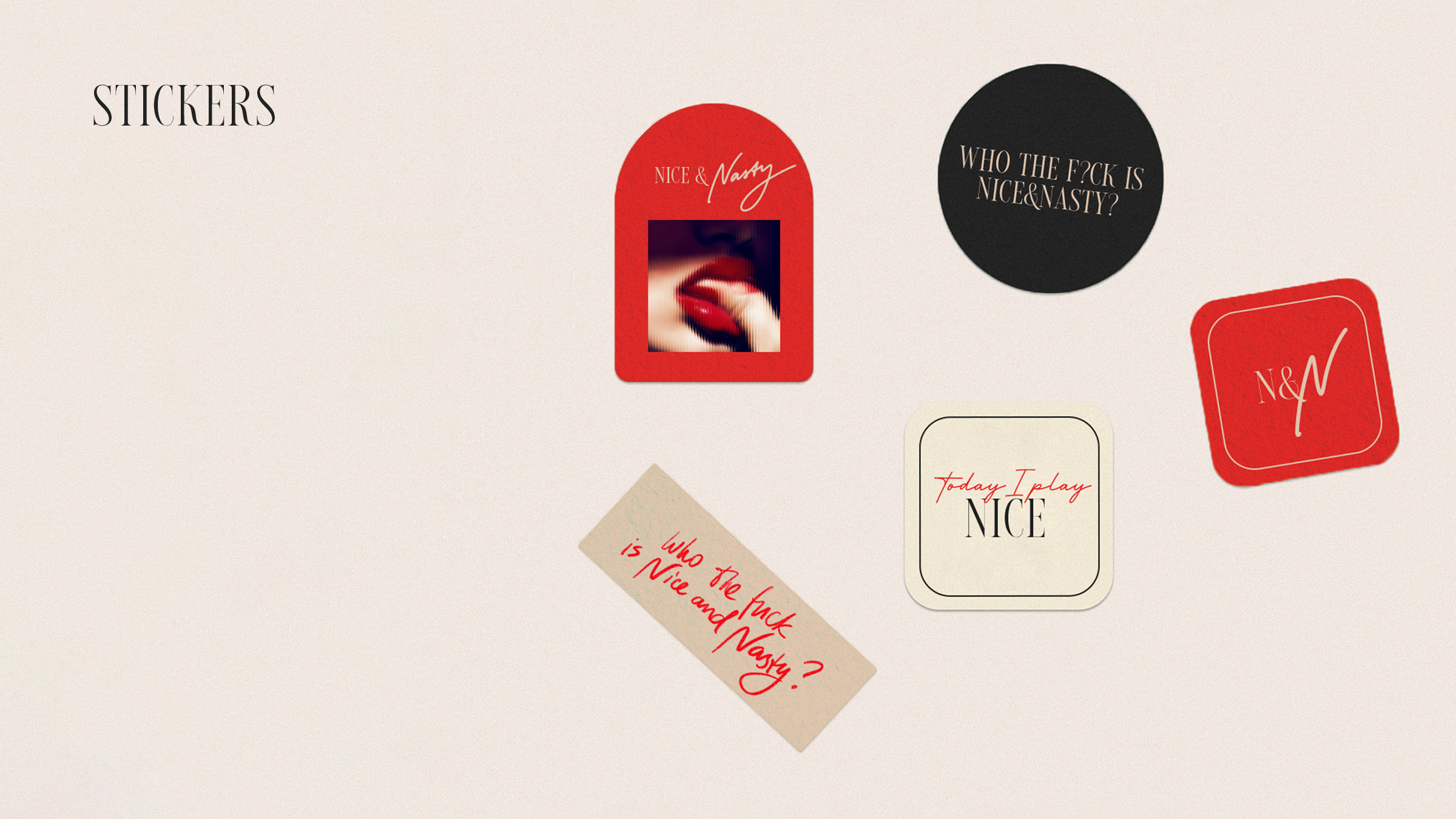 Nice&Nasty - фирменный стиль вечеринок и лекций — Изображение №16 — Брендинг на Dprofile