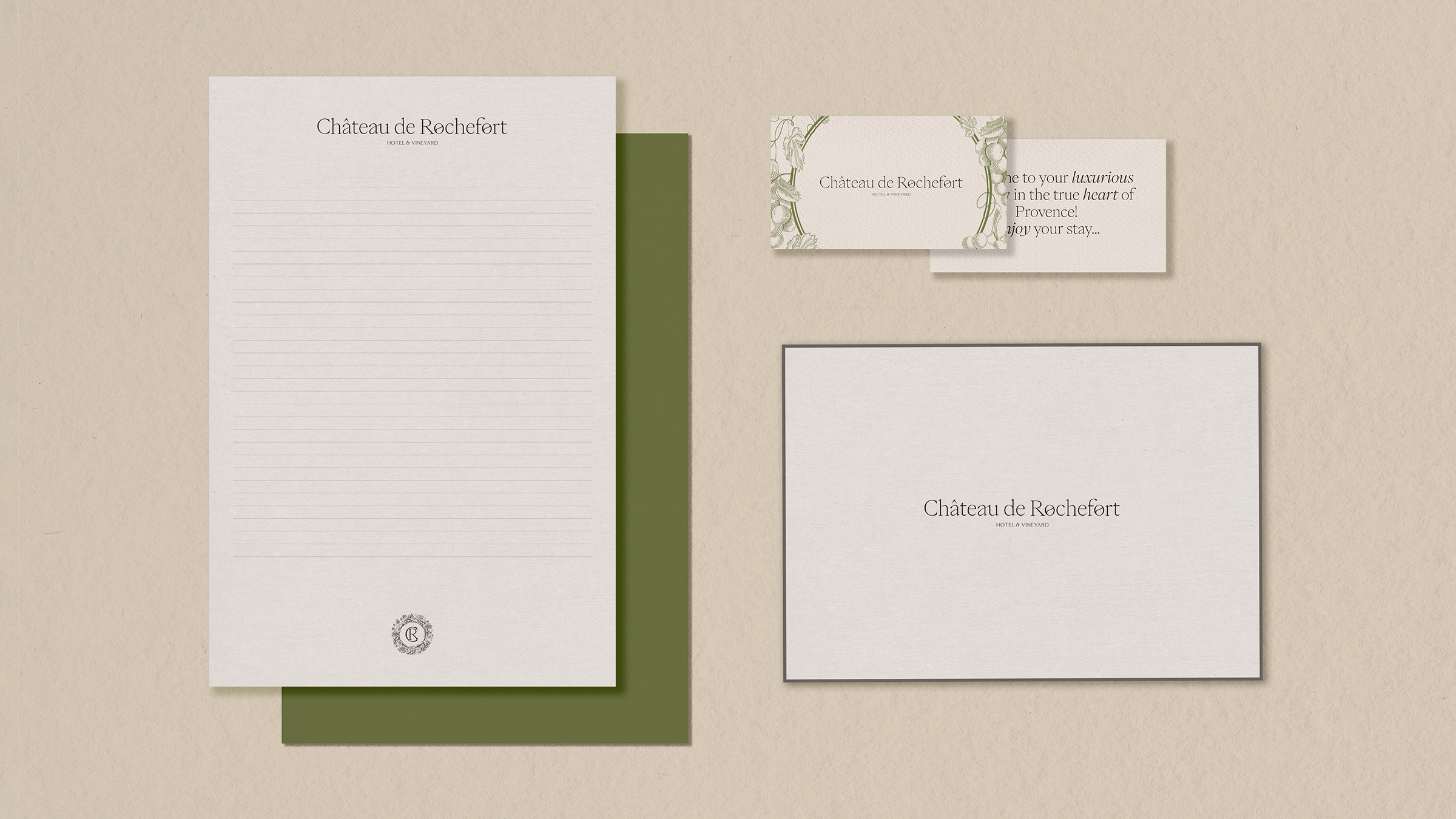 Château de Rochefort - фирменный стиль для бутик-отеля — Изображение №8 — Брендинг на Dprofile