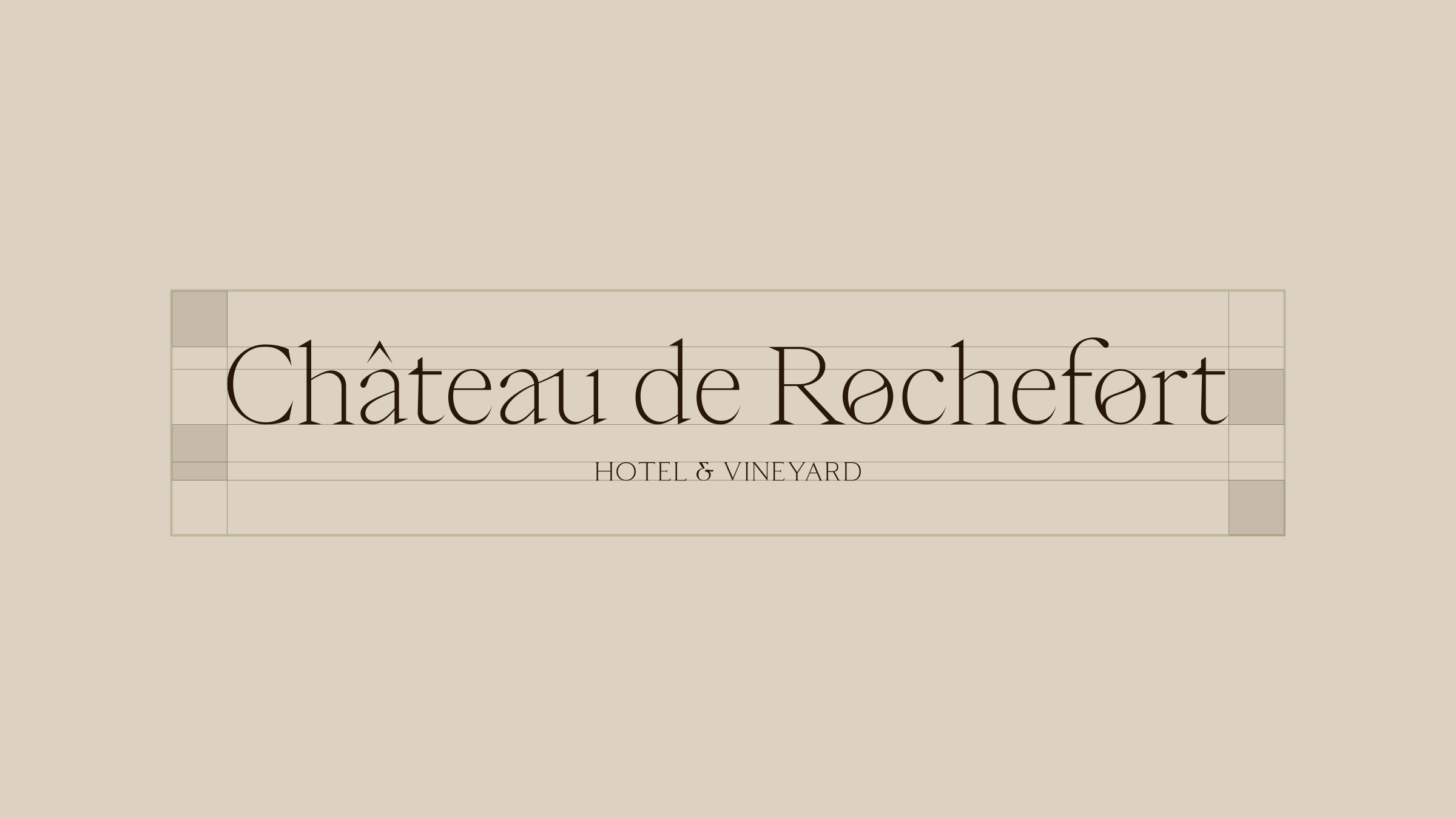 Château de Rochefort - фирменный стиль для бутик-отеля — Изображение №2 — Брендинг на Dprofile
