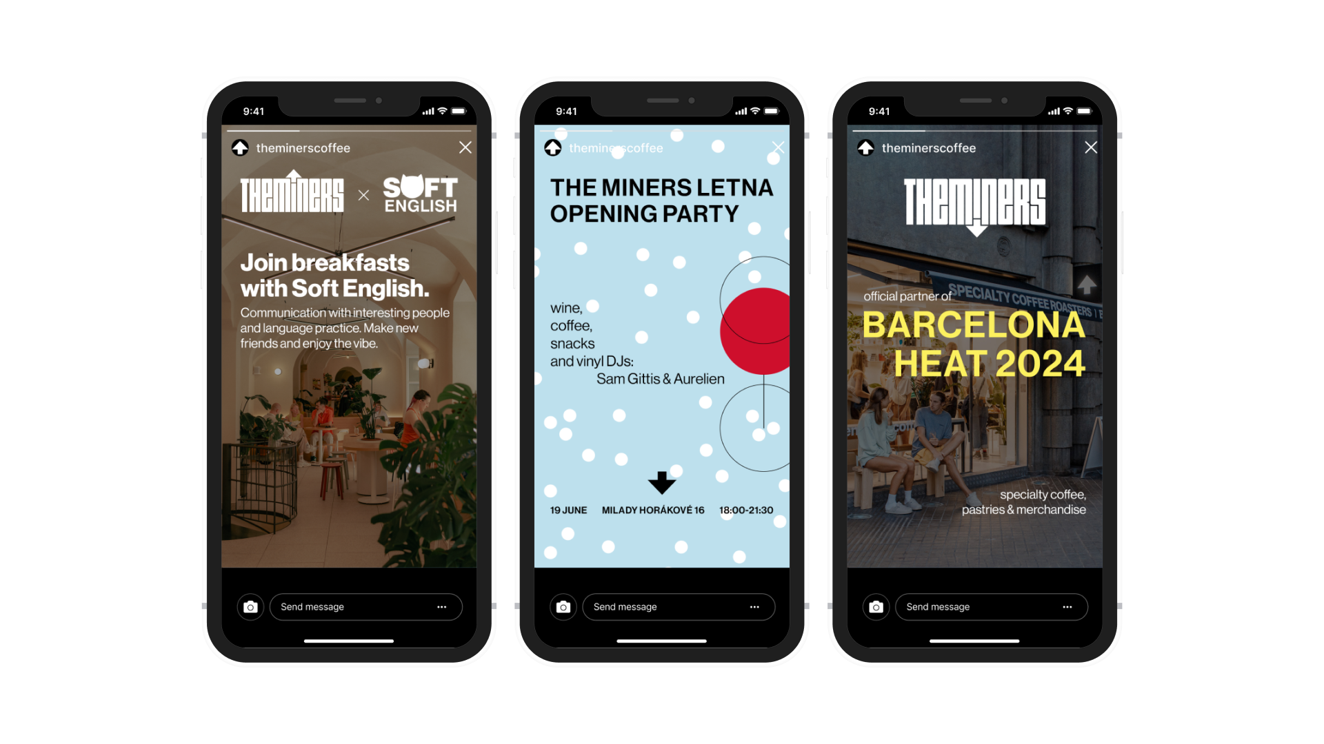 The Miners Coffee - постеры и контент для соцсетей кофейни — Изображение №7 — Графика, Маркетинг на Dprofile