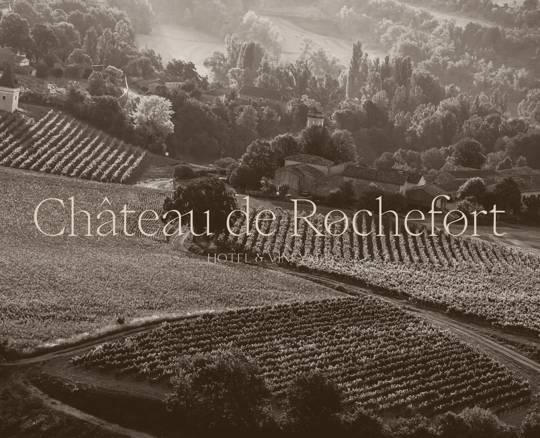 Château de Rochefort - фирменный стиль для бутик-отеля — Брендинг на Dprofile