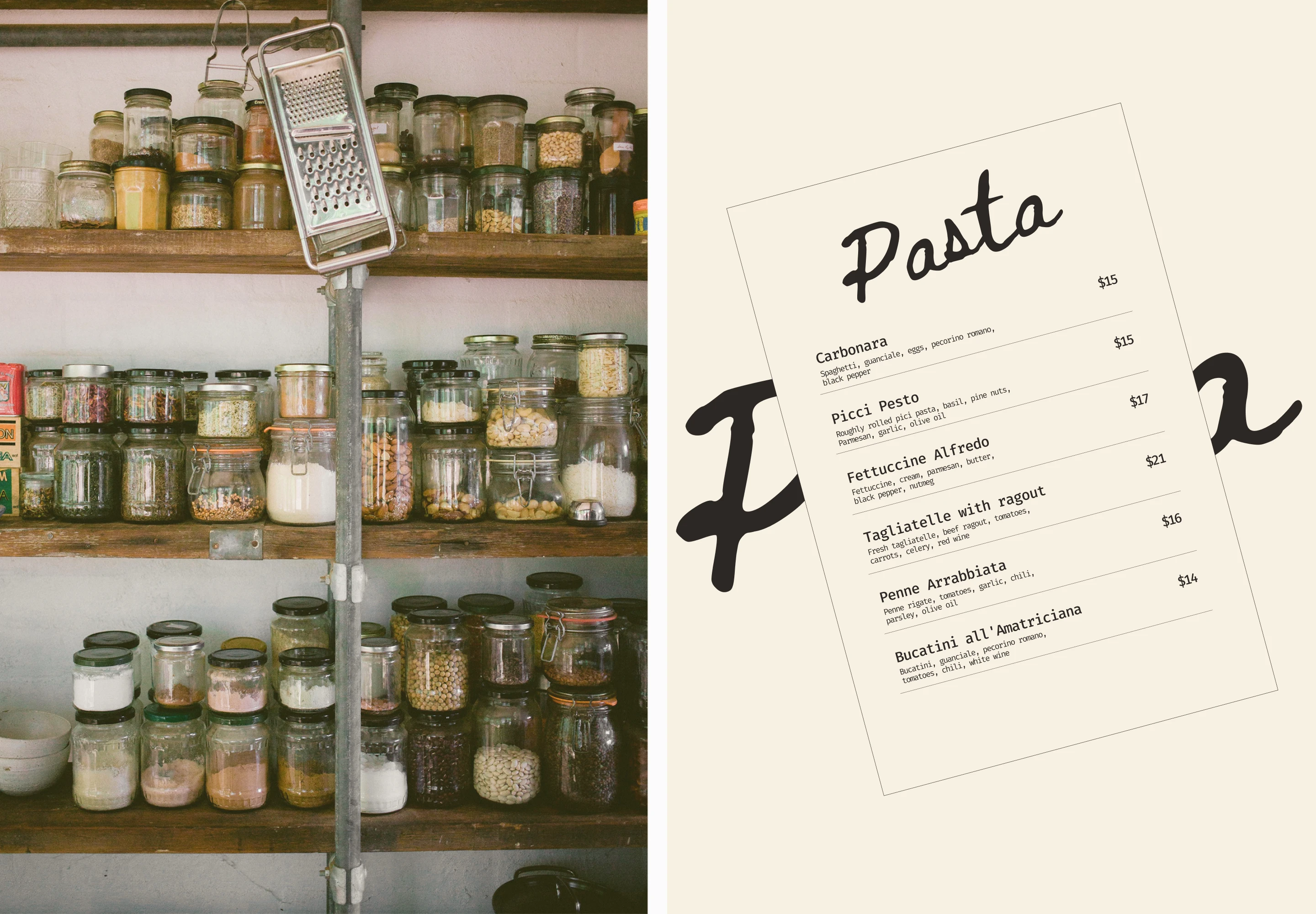 Nonnas — Identity Italian restaurant — Изображение №5 — Брендинг на Dprofile