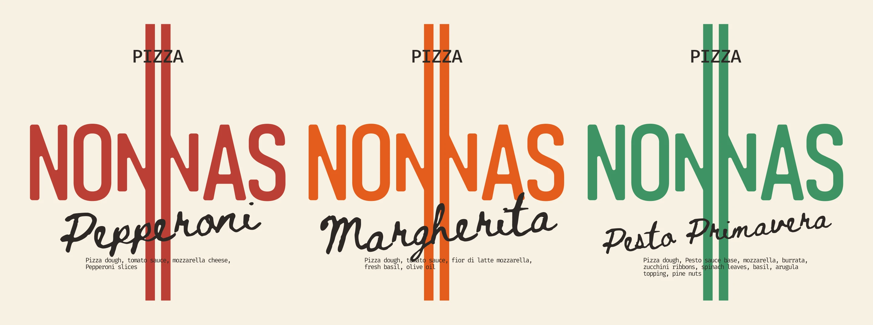 Nonnas — Identity Italian restaurant — Изображение №11 — Брендинг на Dprofile