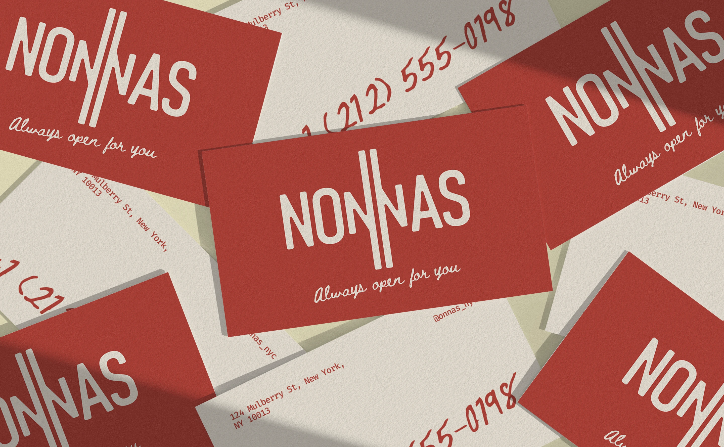 Nonnas — Identity Italian restaurant — Изображение №6 — Брендинг на Dprofile