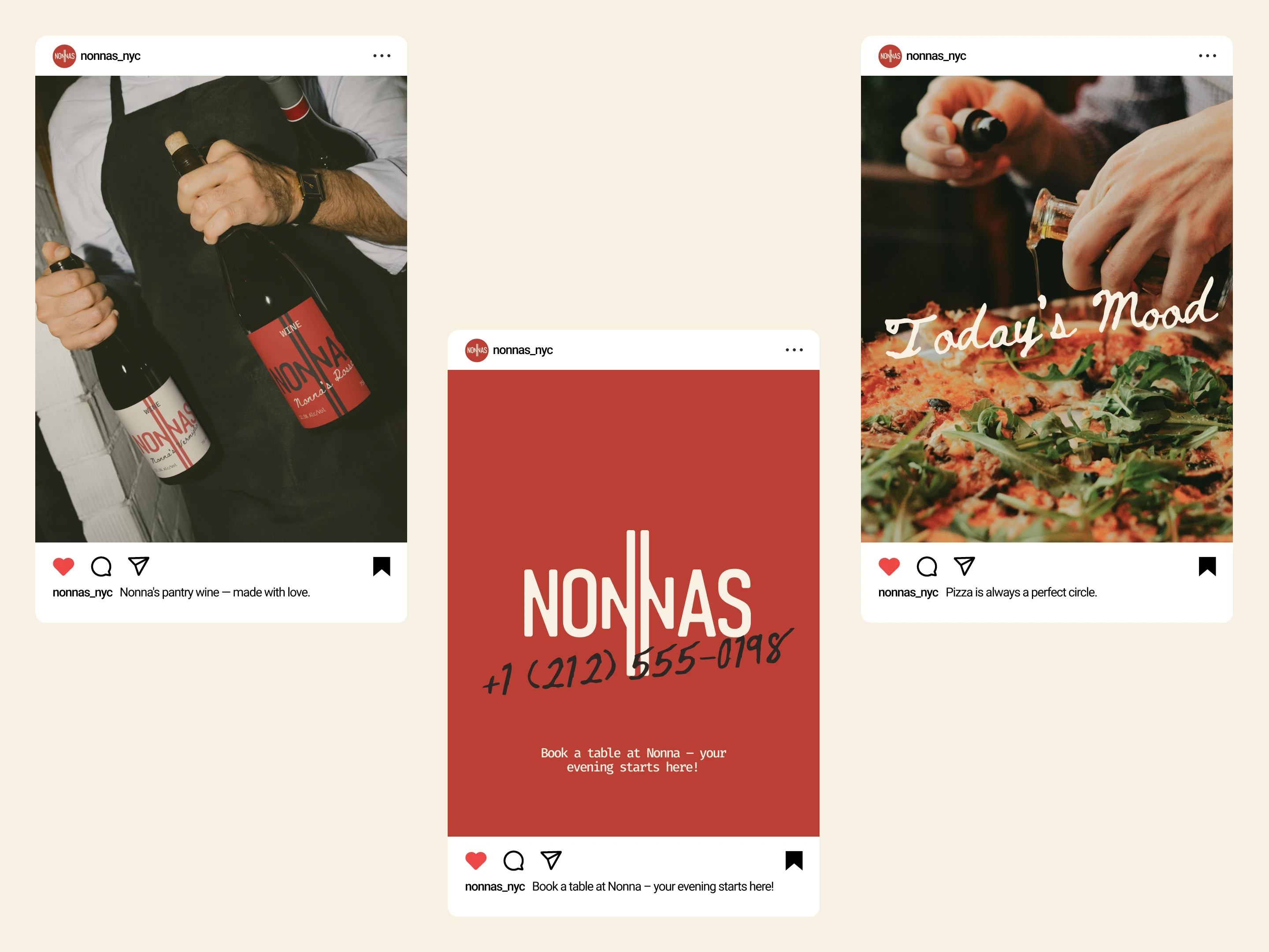 Nonnas — Identity Italian restaurant — Изображение №17 — Брендинг на Dprofile