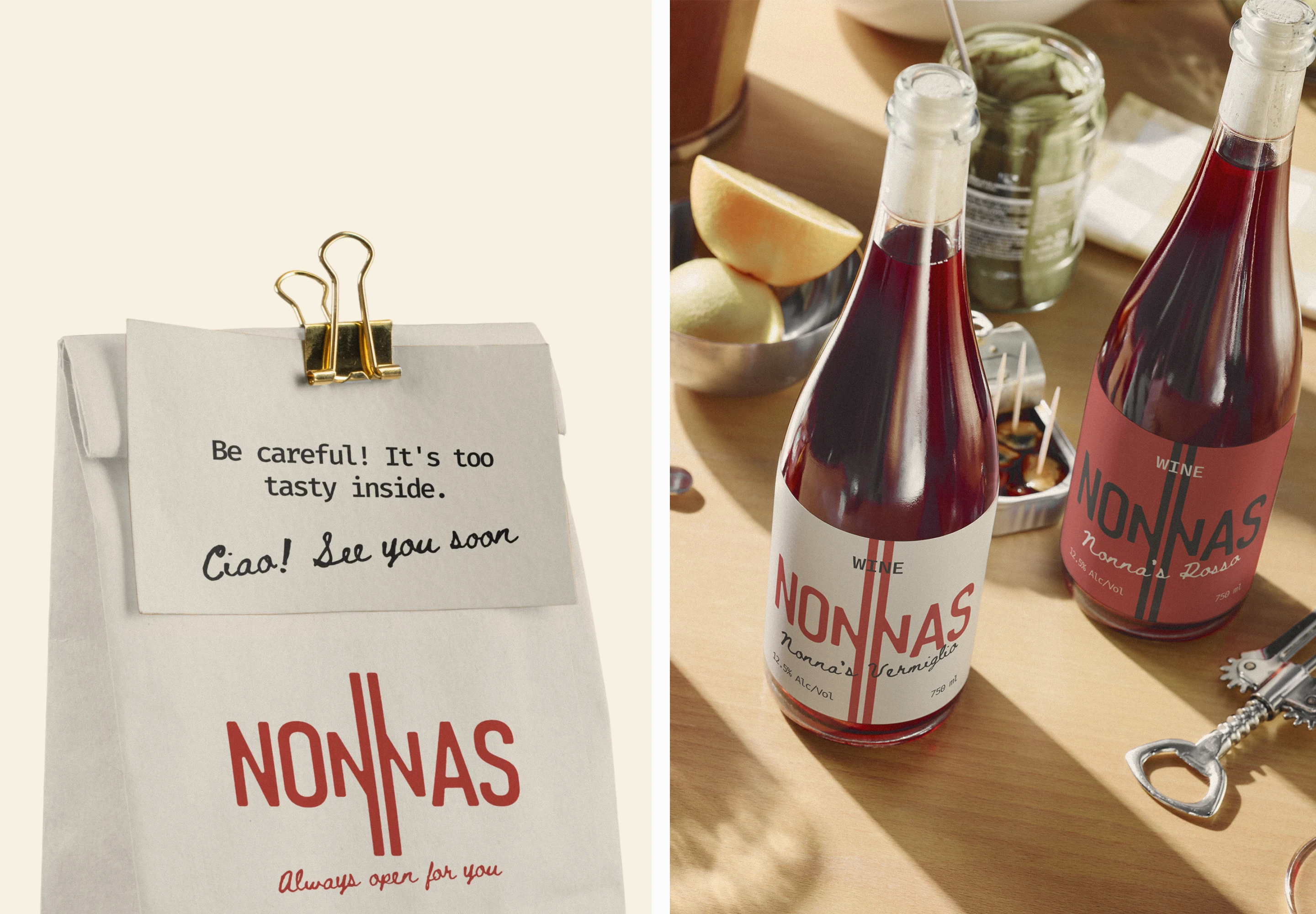 Nonnas — Identity Italian restaurant — Изображение №15 — Брендинг на Dprofile