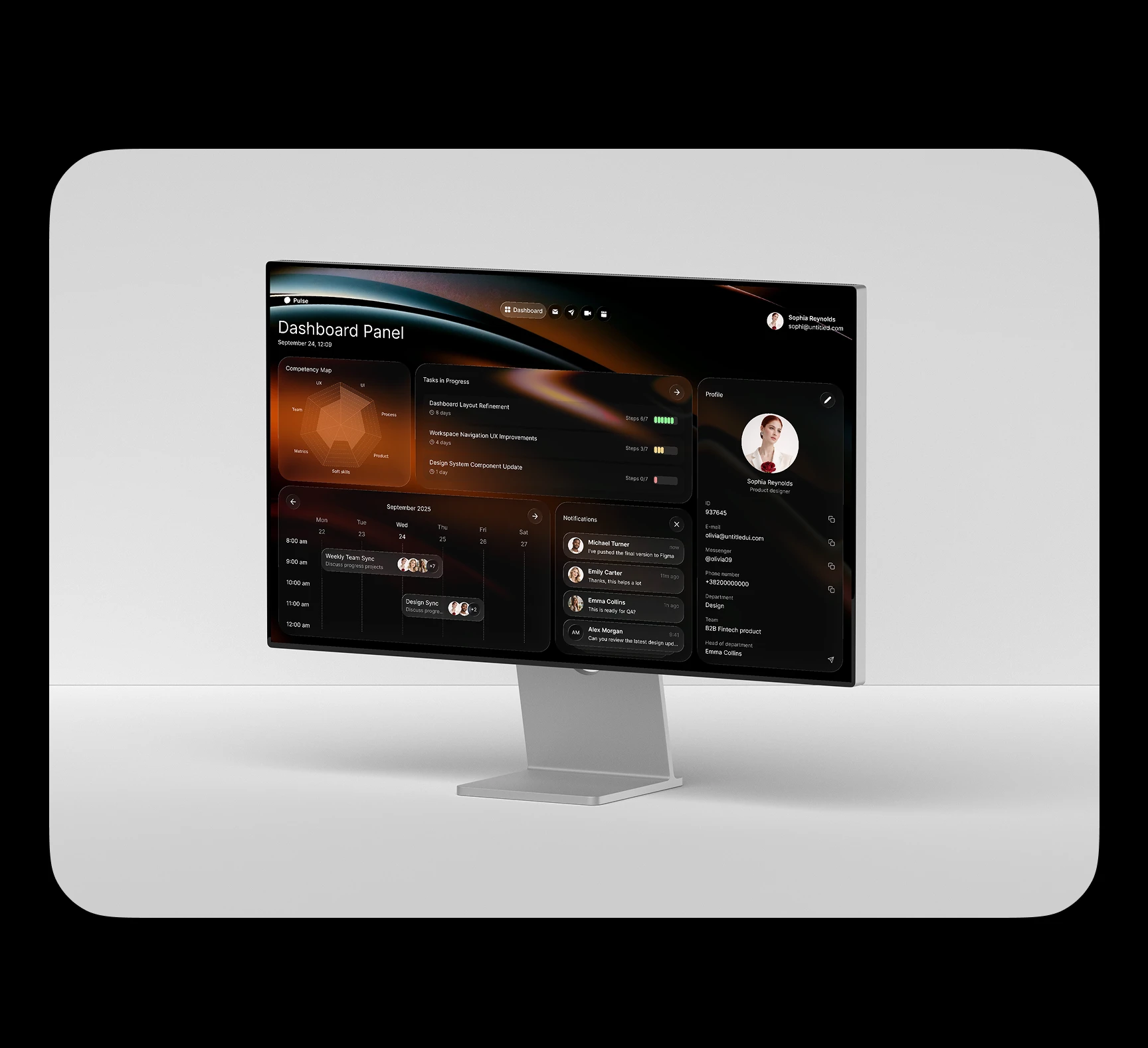 Pulse. Дашборд сотрудника для корпоративной экосистемы — Изображение №12 — Интерфейсы на Dprofile