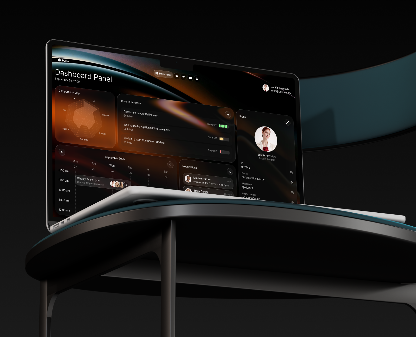 Pulse. Дашборд сотрудника для корпоративной экосистемы на Dprofile