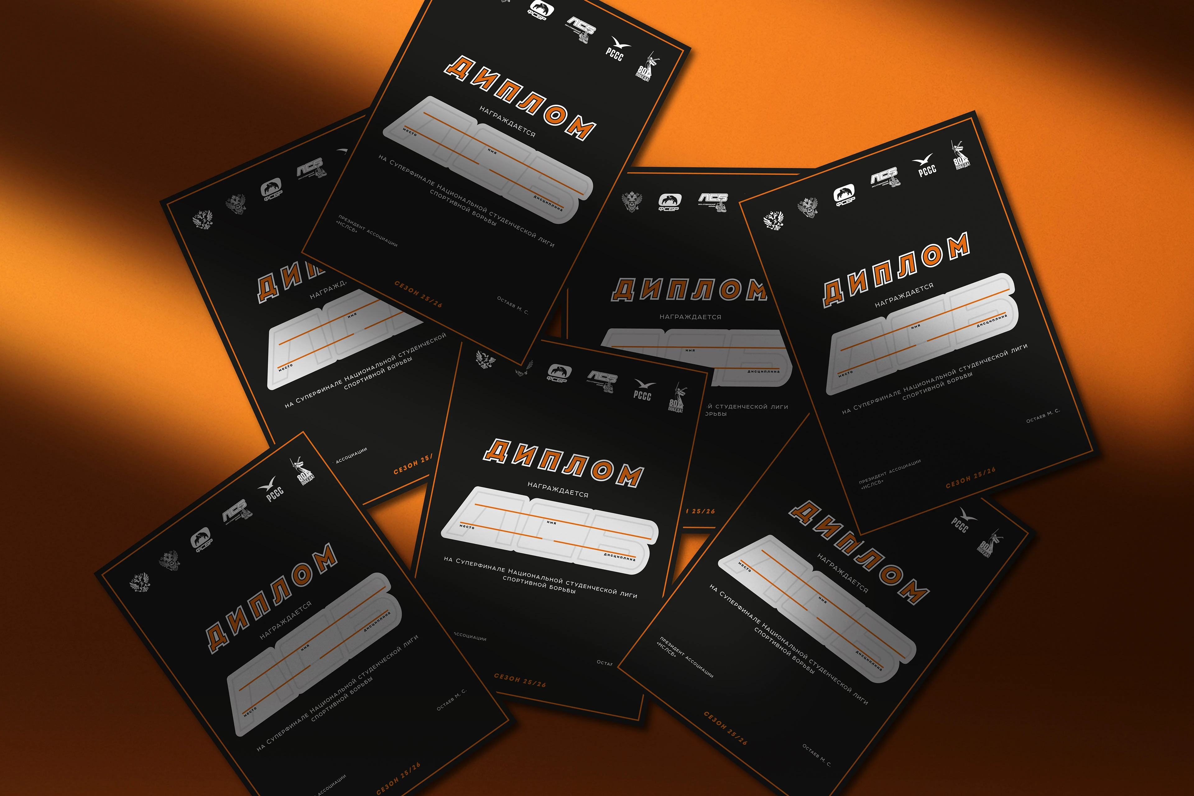 Оформление мероприятия "Лига студенческой борьбы" — Изображение №4 — Брендинг, Графика на Dprofile