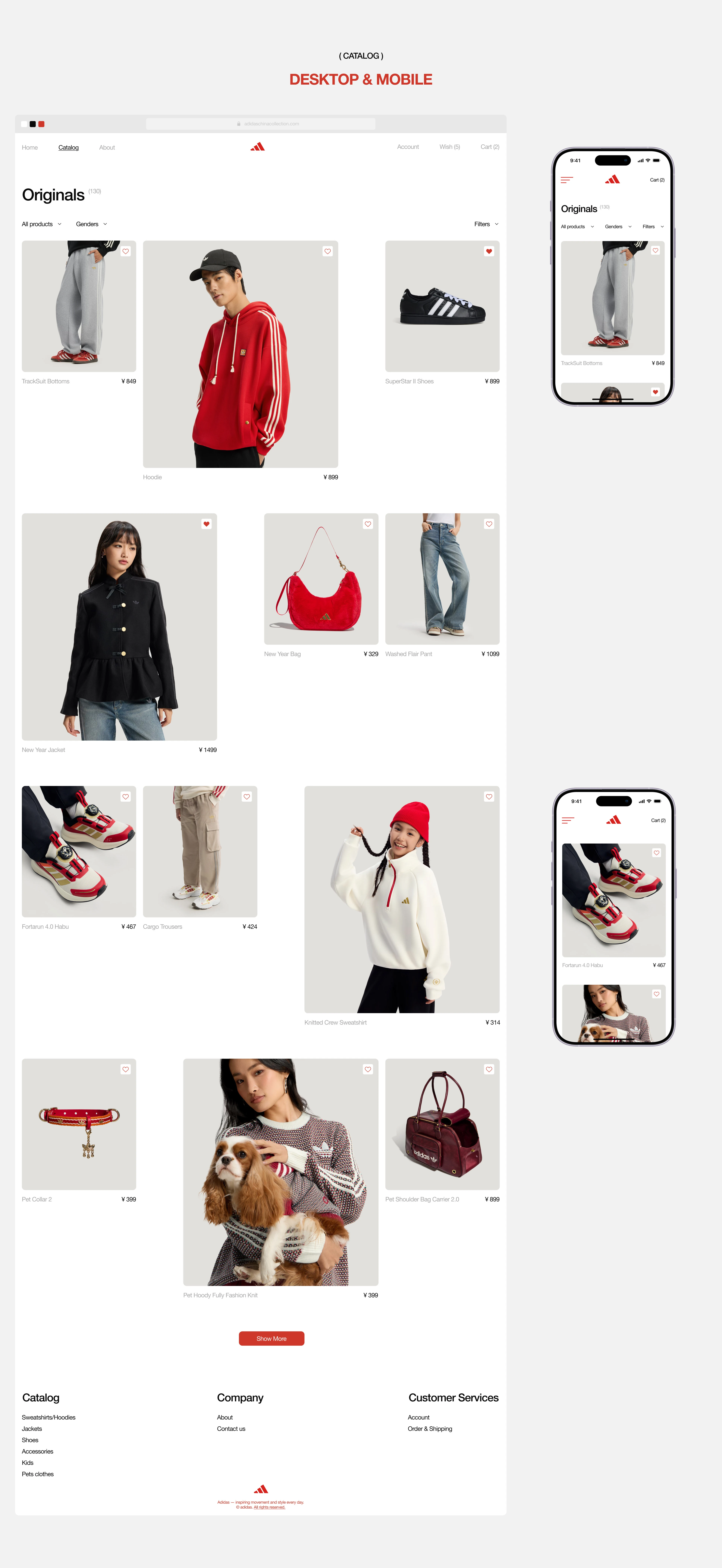 Adidas // clothing e-commerce design — Изображение №6 — Интерфейсы на Dprofile