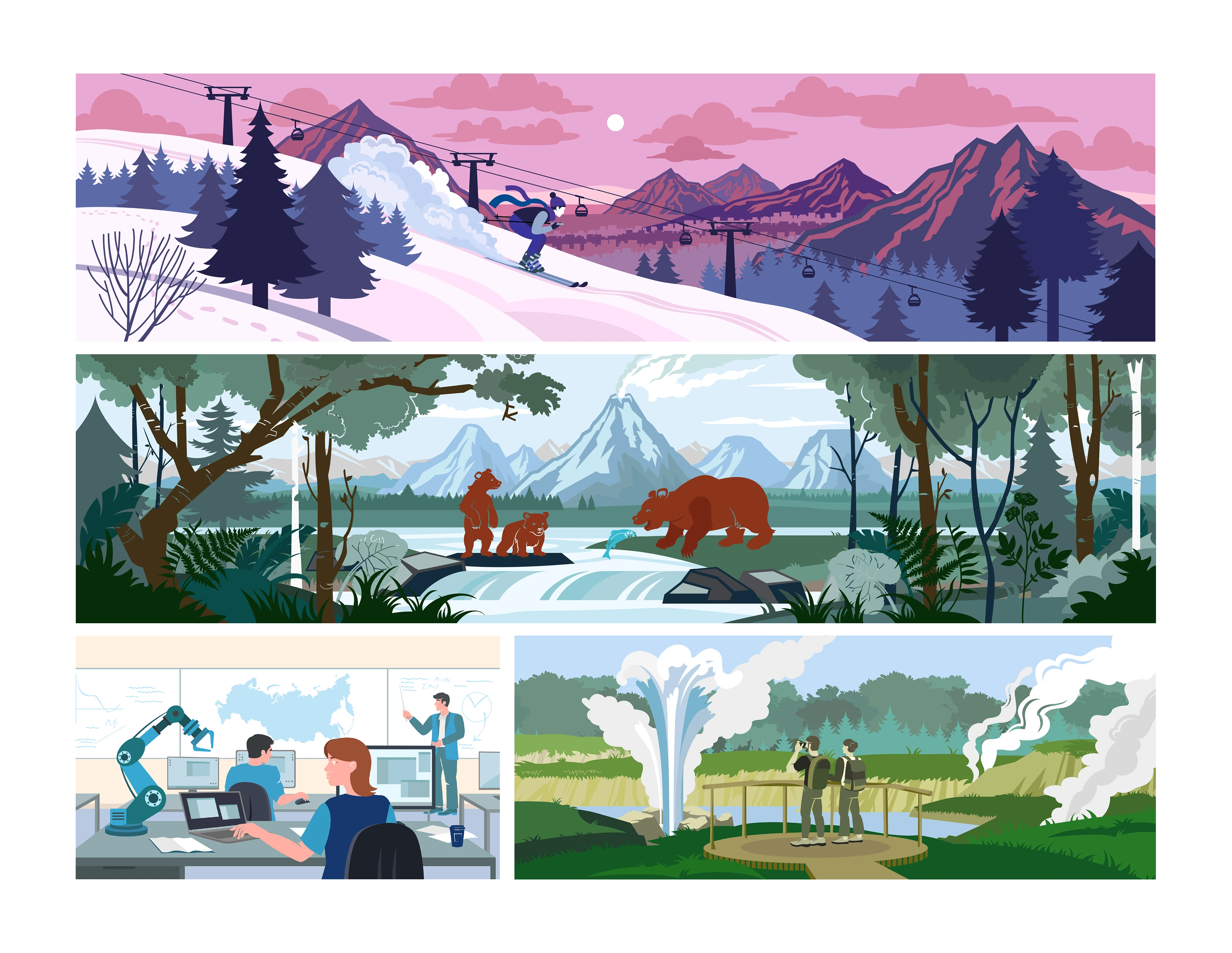 THE FAR EAST | WEF-2024 — Изображение №5 — Иллюстрация, Графика на Dprofile