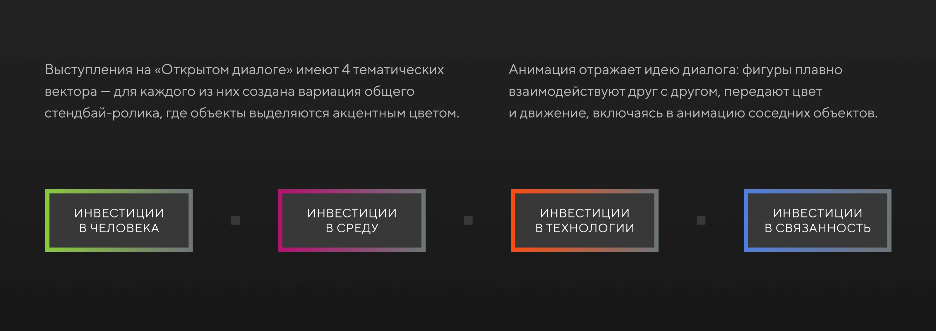 Открытый диалог | ПМЭФ 2024 — Изображение №3 — 3D, Анимация на Dprofile