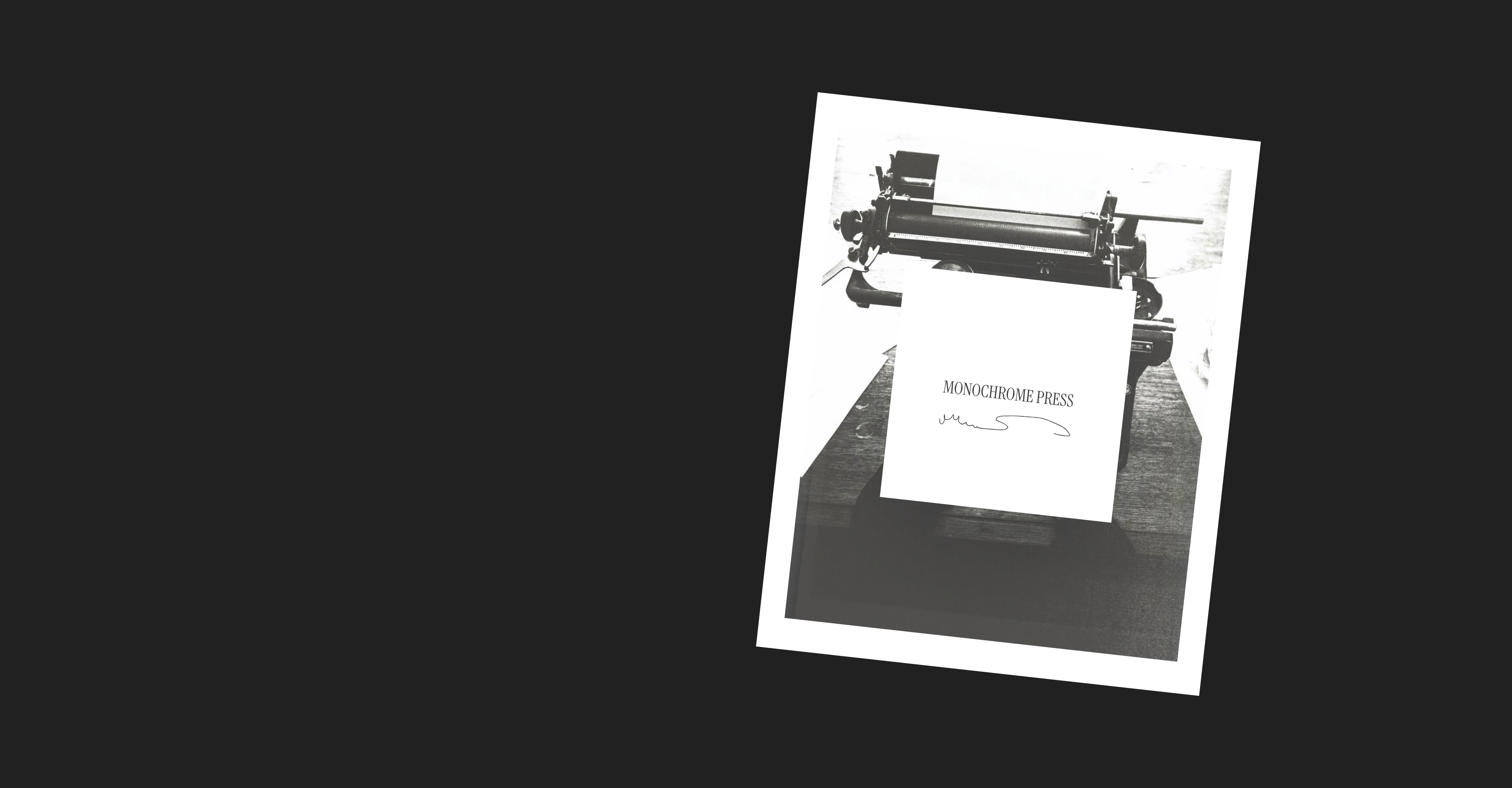 Monochrome Press — Изображение №17 — Брендинг на Dprofile