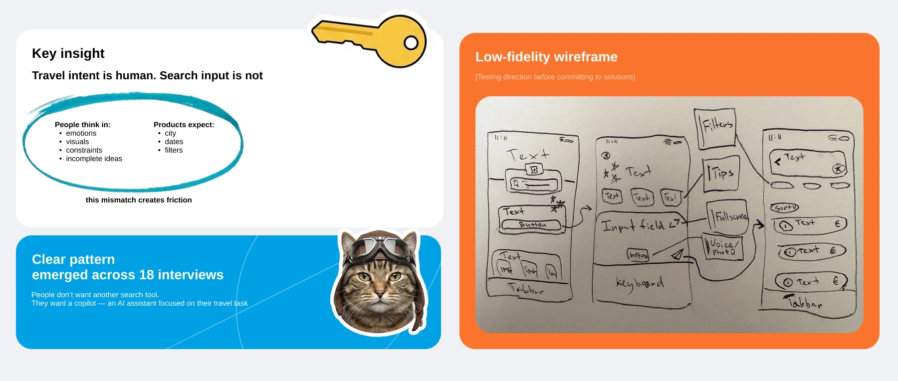 AI-поиск путешествий, ориентированный на пользователя — Изображение №4 — Интерфейсы на Dprofile