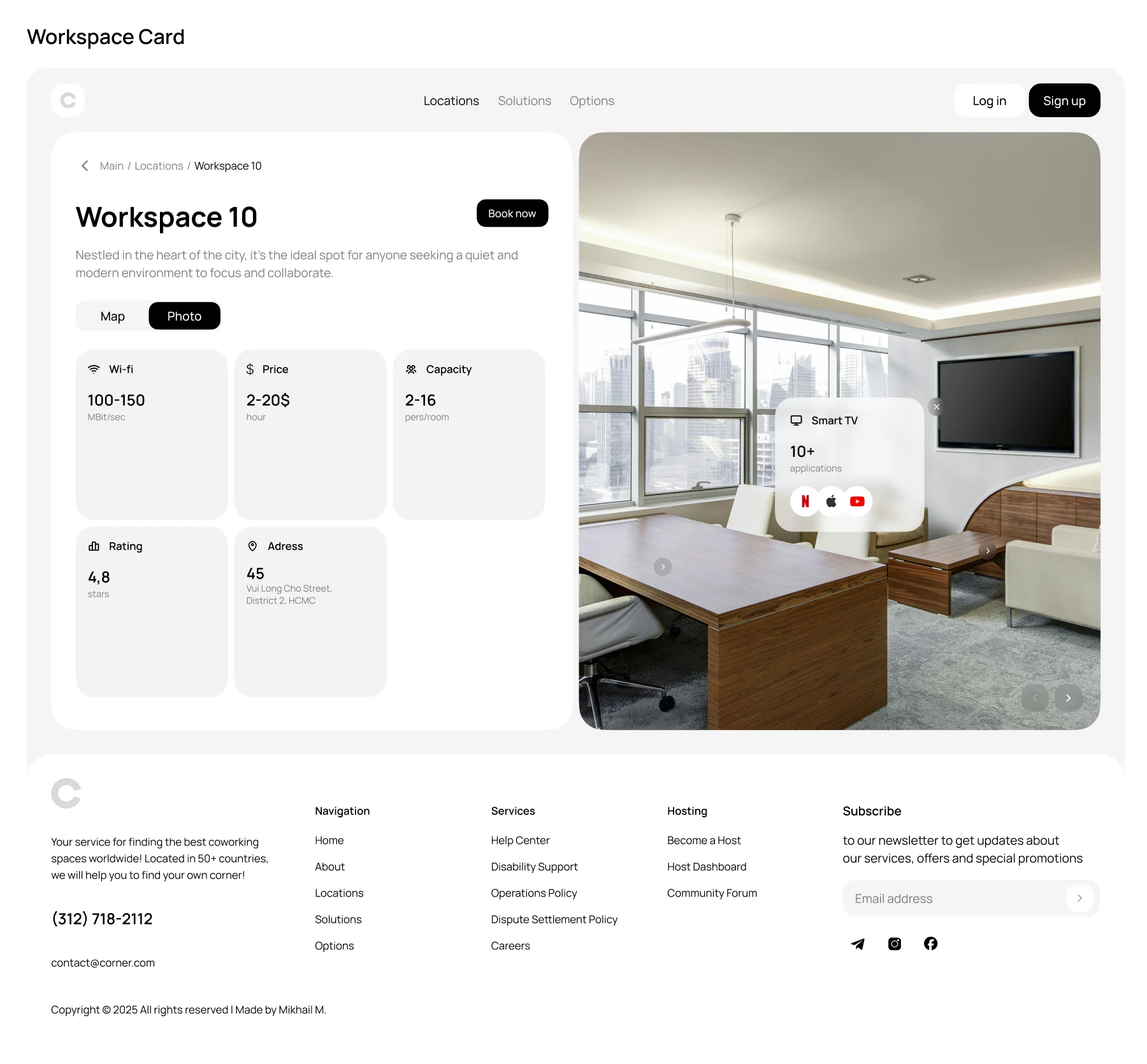 Корнер — твой уголок для работы в любой точке мира — Изображение №10 — Интерфейсы на Dprofile