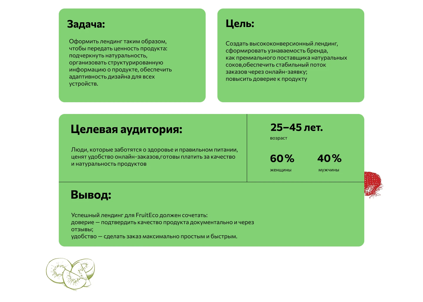 Лендинг для Fruit Eco — Изображение №2 — Интерфейсы на Dprofile