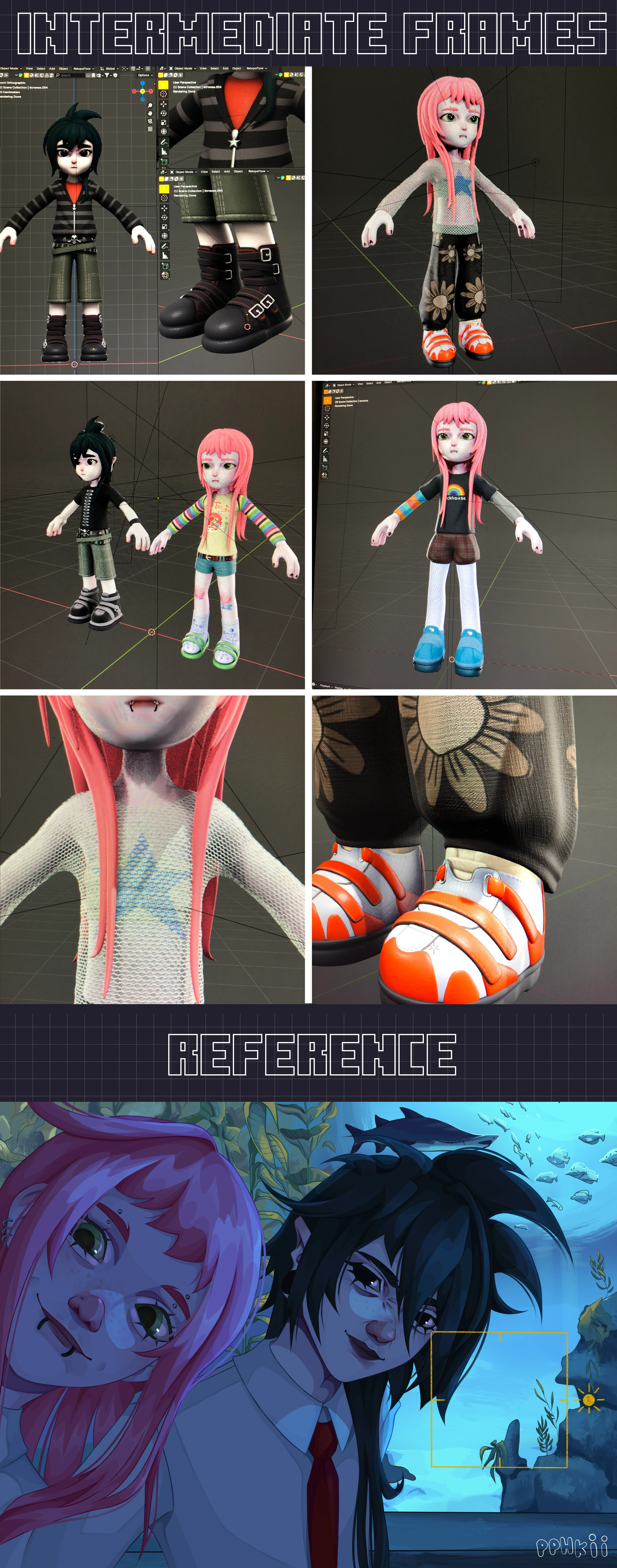 FEDYA and HIZESHI — Изображение №8 — Иллюстрация, 3D на Dprofile