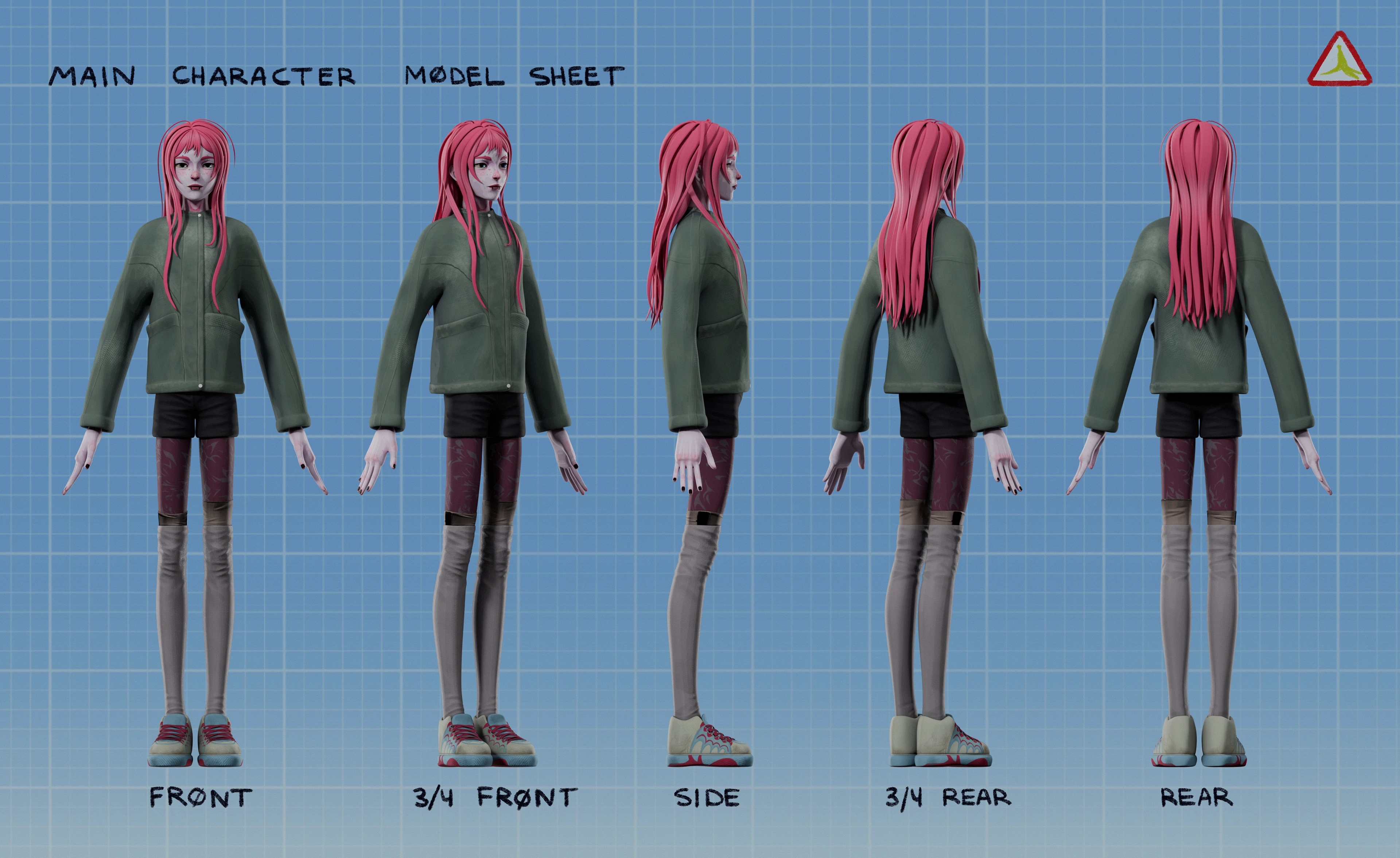 3D CHARACTER. HIZESHI world — Изображение №2 — Иллюстрация, 3D на Dprofile