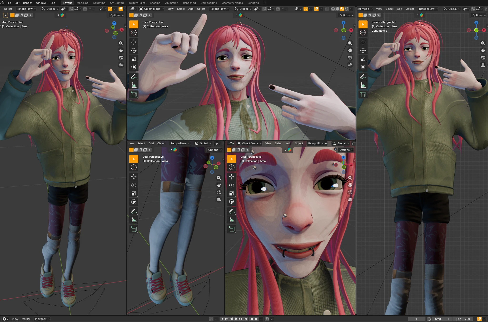 3D CHARACTER. HIZESHI world — Изображение №6 — Иллюстрация, 3D на Dprofile