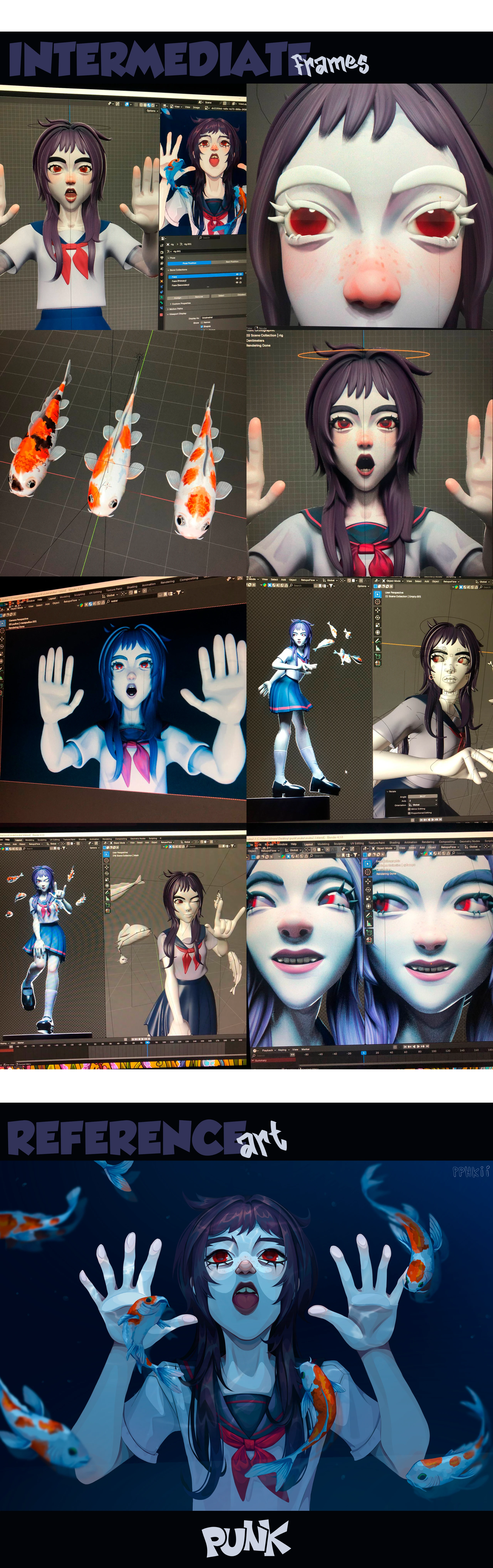 ASUKA and koi — Изображение №5 — Иллюстрация, Анимация на Dprofile