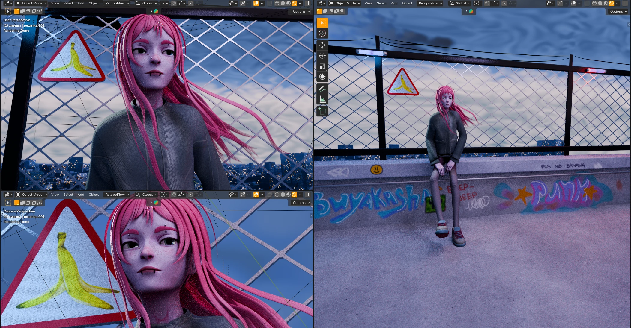 3D CHARACTER. HIZESHI world — Изображение №9 — Иллюстрация, 3D на Dprofile