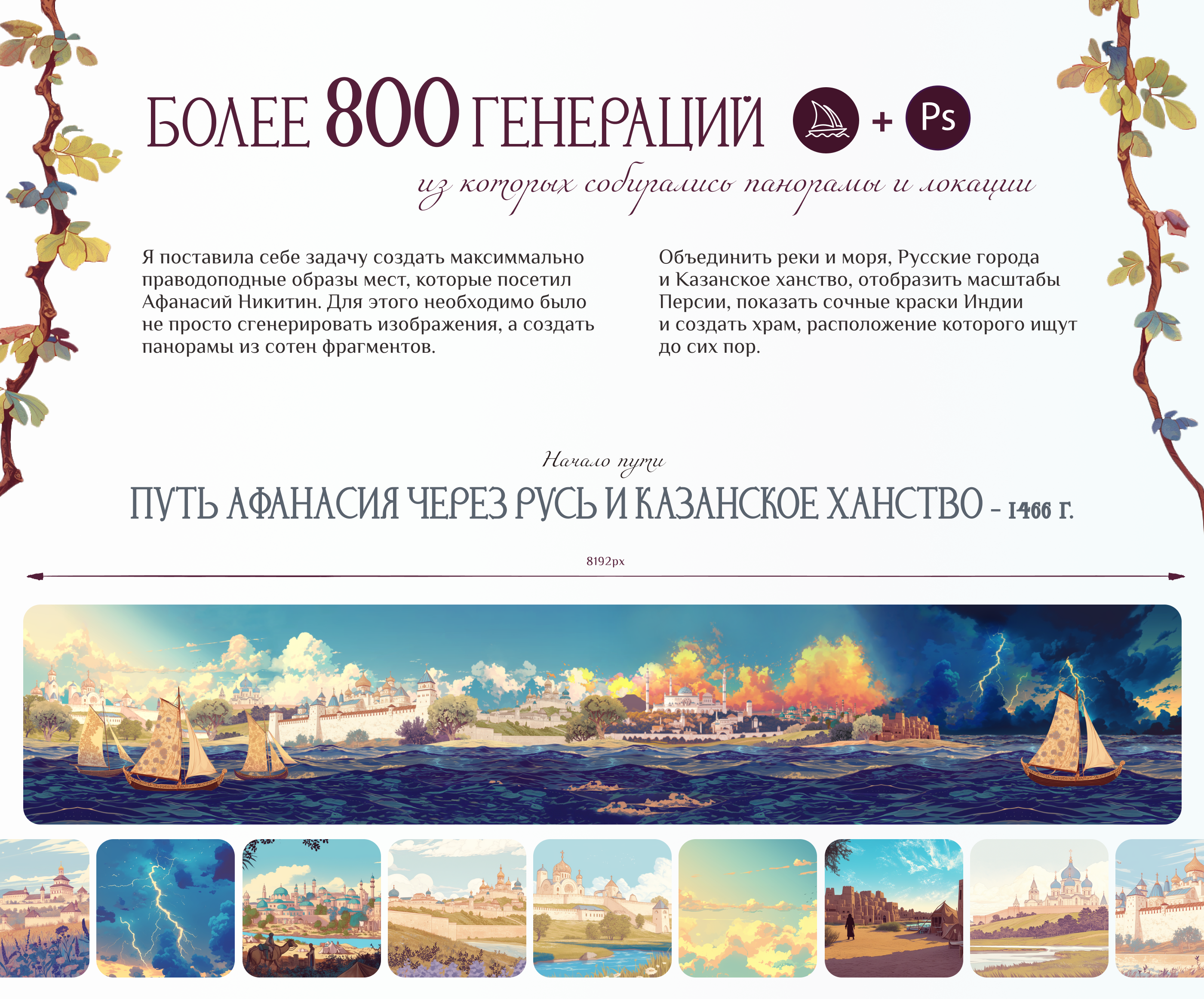Креативный сайт «Хождение за три моря» — Изображение №4 — Интерфейсы, Нейро на Dprofile