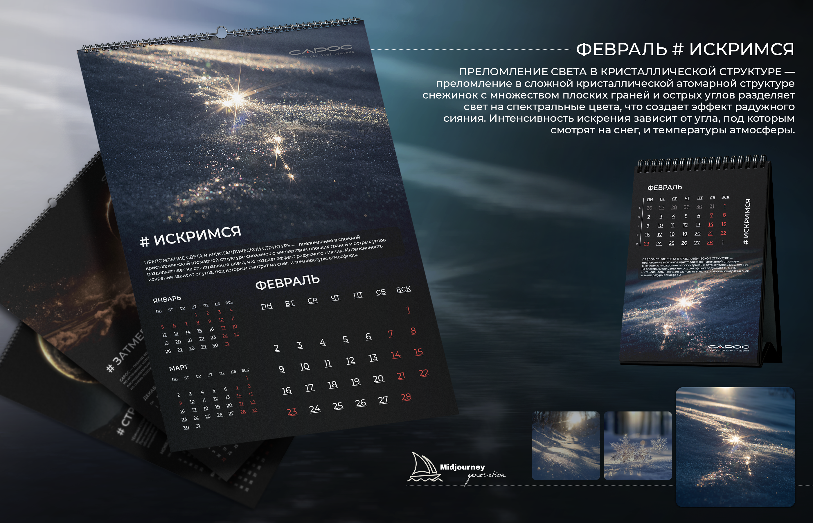 Космический календарь 2026 — Изображение №10 — Брендинг, Графика на Dprofile