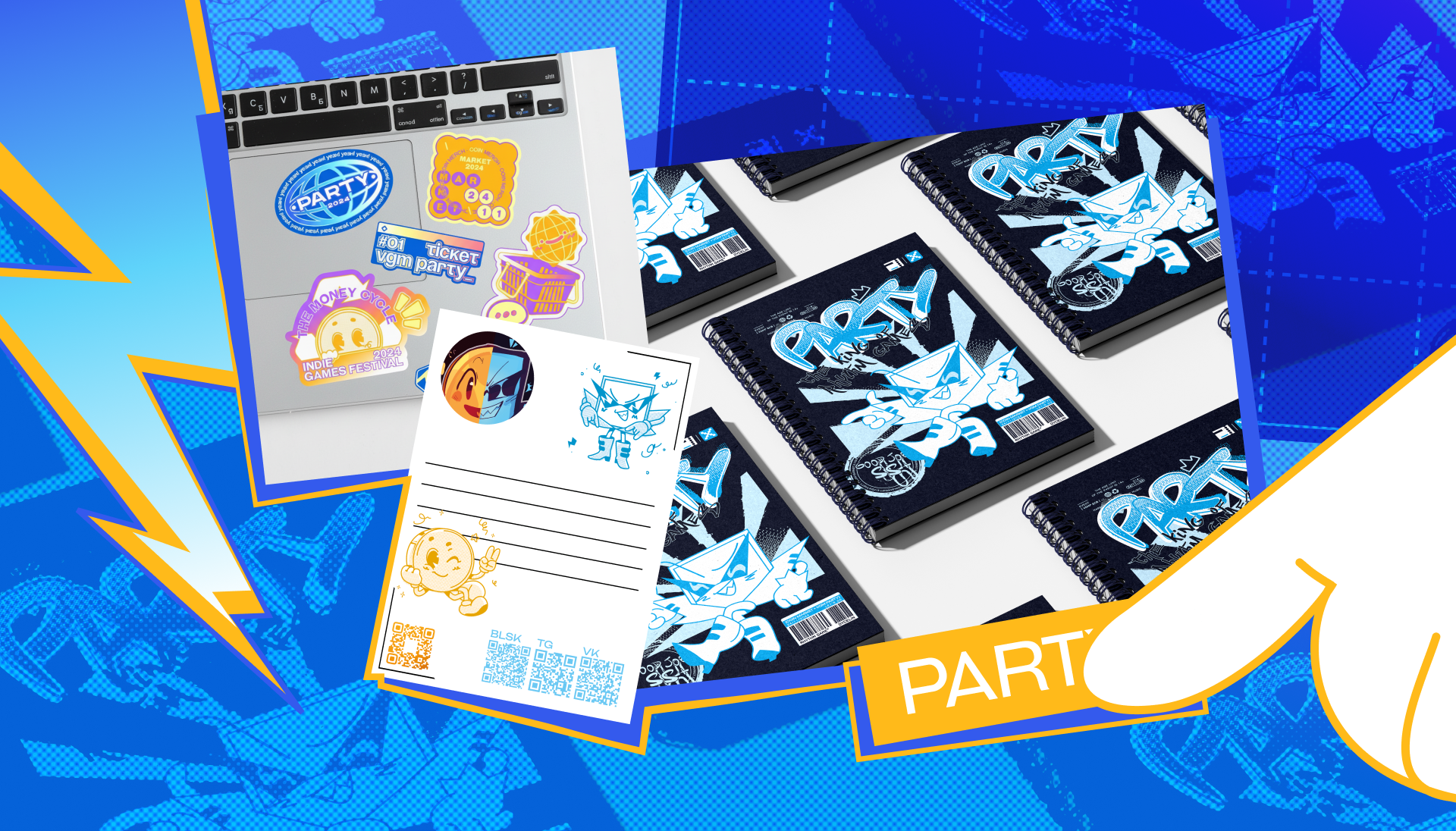 Market &Party — Изображение №2 — Брендинг, Иллюстрация на Dprofile