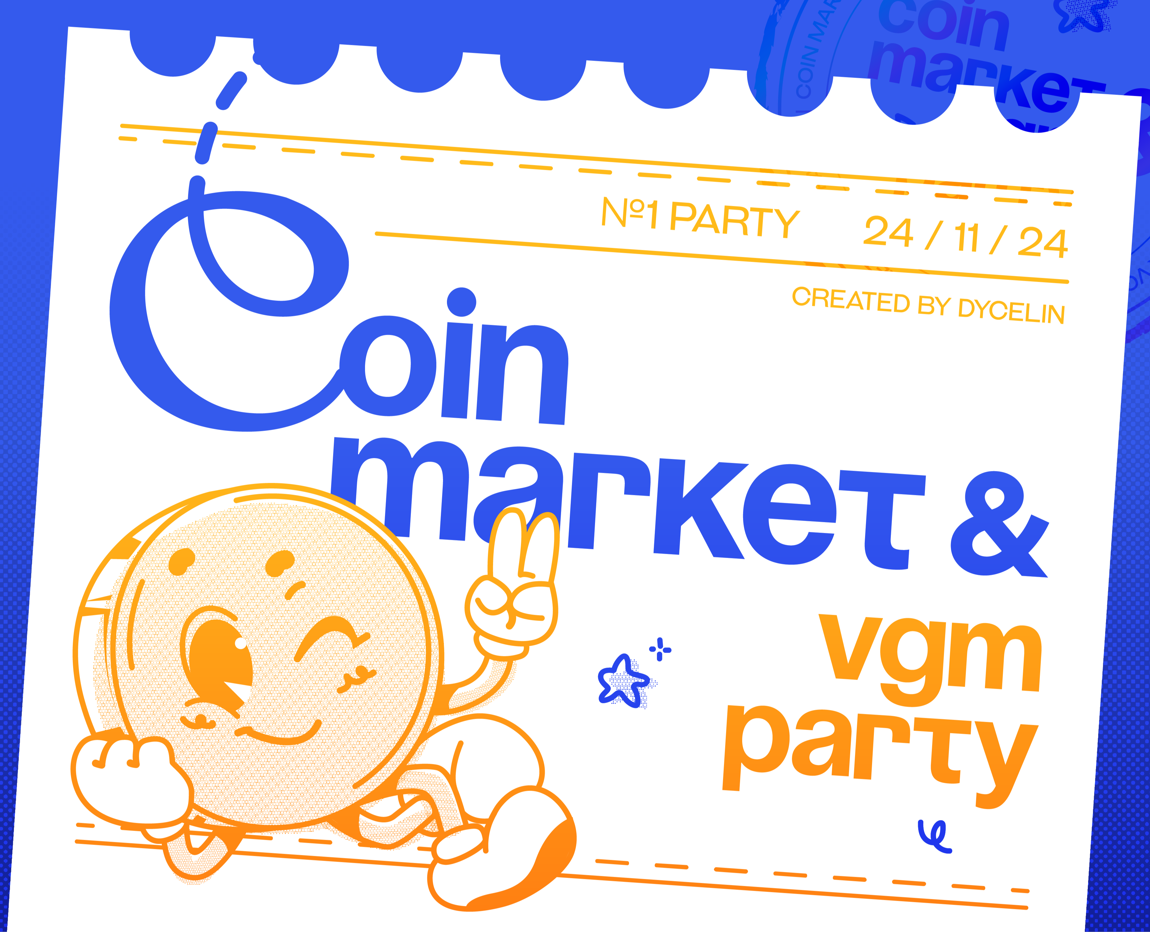 Market &Party — Брендинг, Иллюстрация на Dprofile