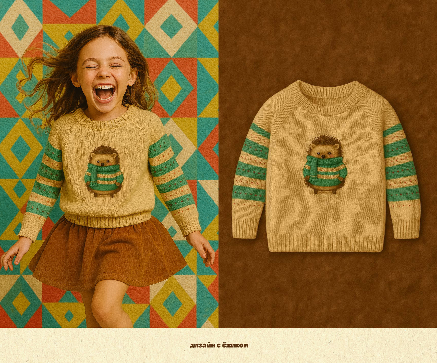 Лесные сказки: концепт детской коллекции свитеров — Изображение №8 — Иллюстрация на Dprofile