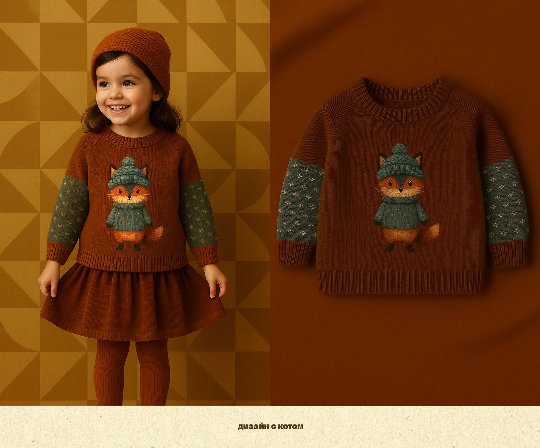 Лесные сказки: концепт детской коллекции свитеров — Изображение №10 — Иллюстрация на Dprofile