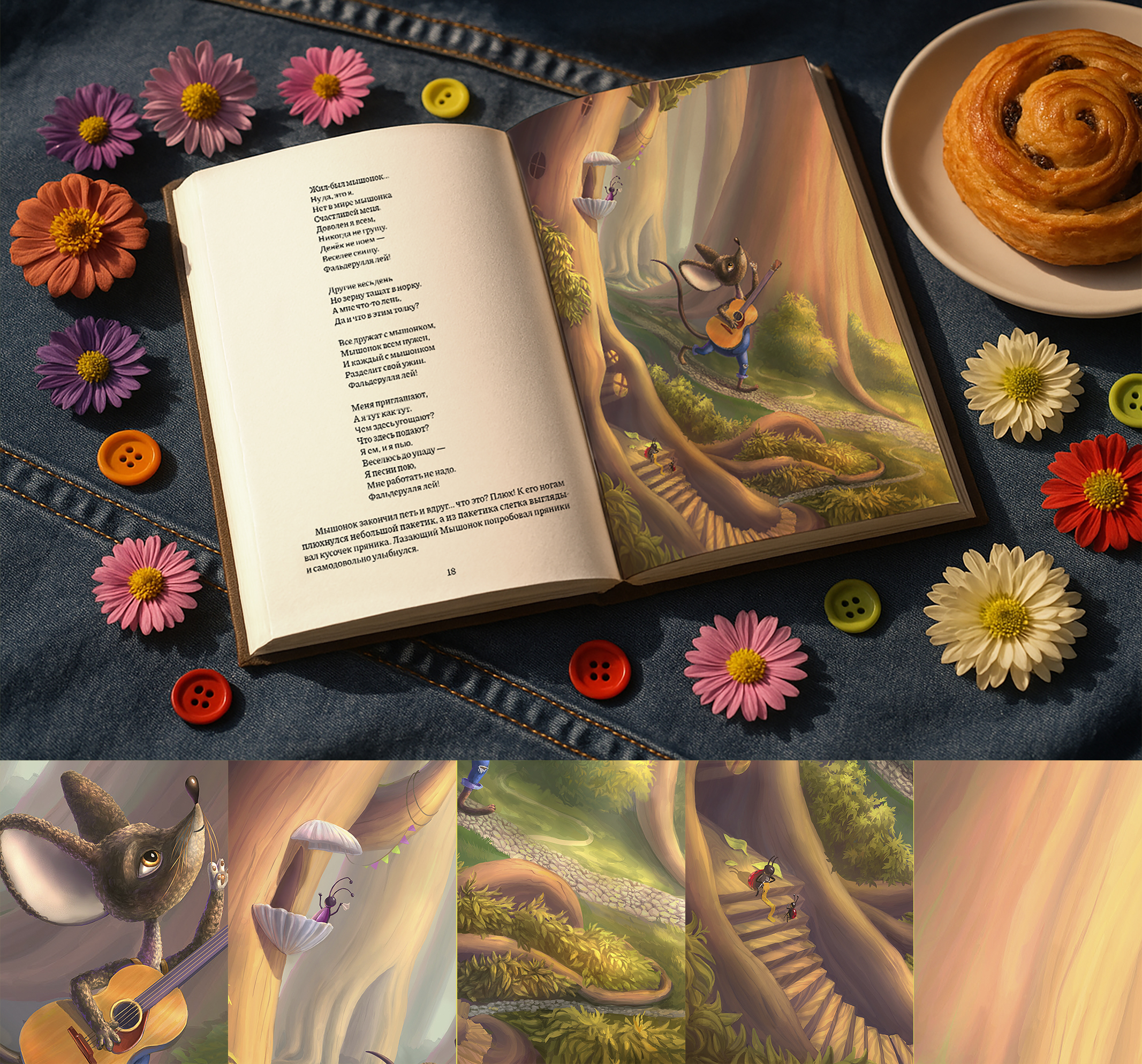 Интерактивная детская книга с бумажными куклами — Изображение №20 — Иллюстрация, Графика на Dprofile